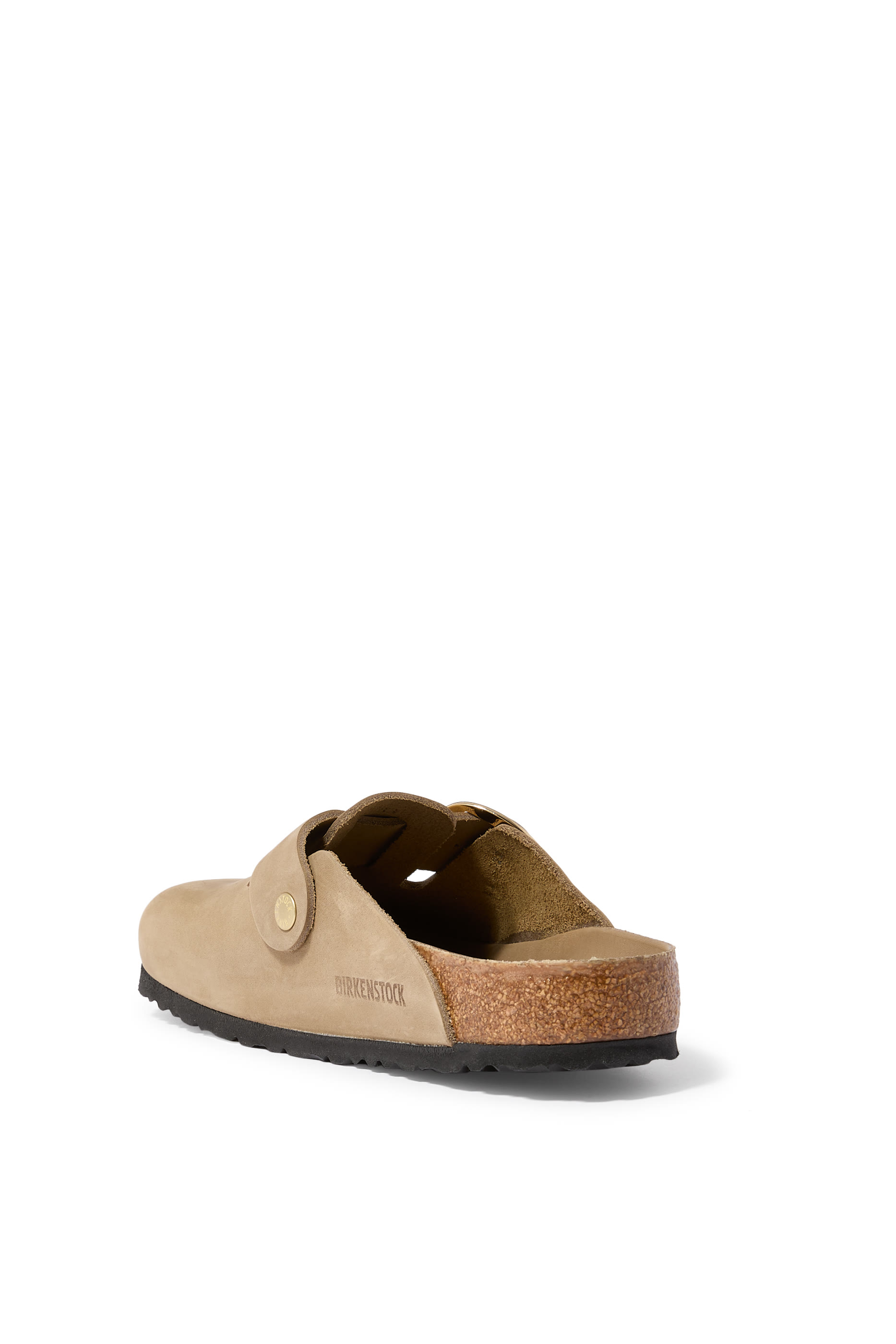 Boston Big Buckle Oiled Leather Sandals