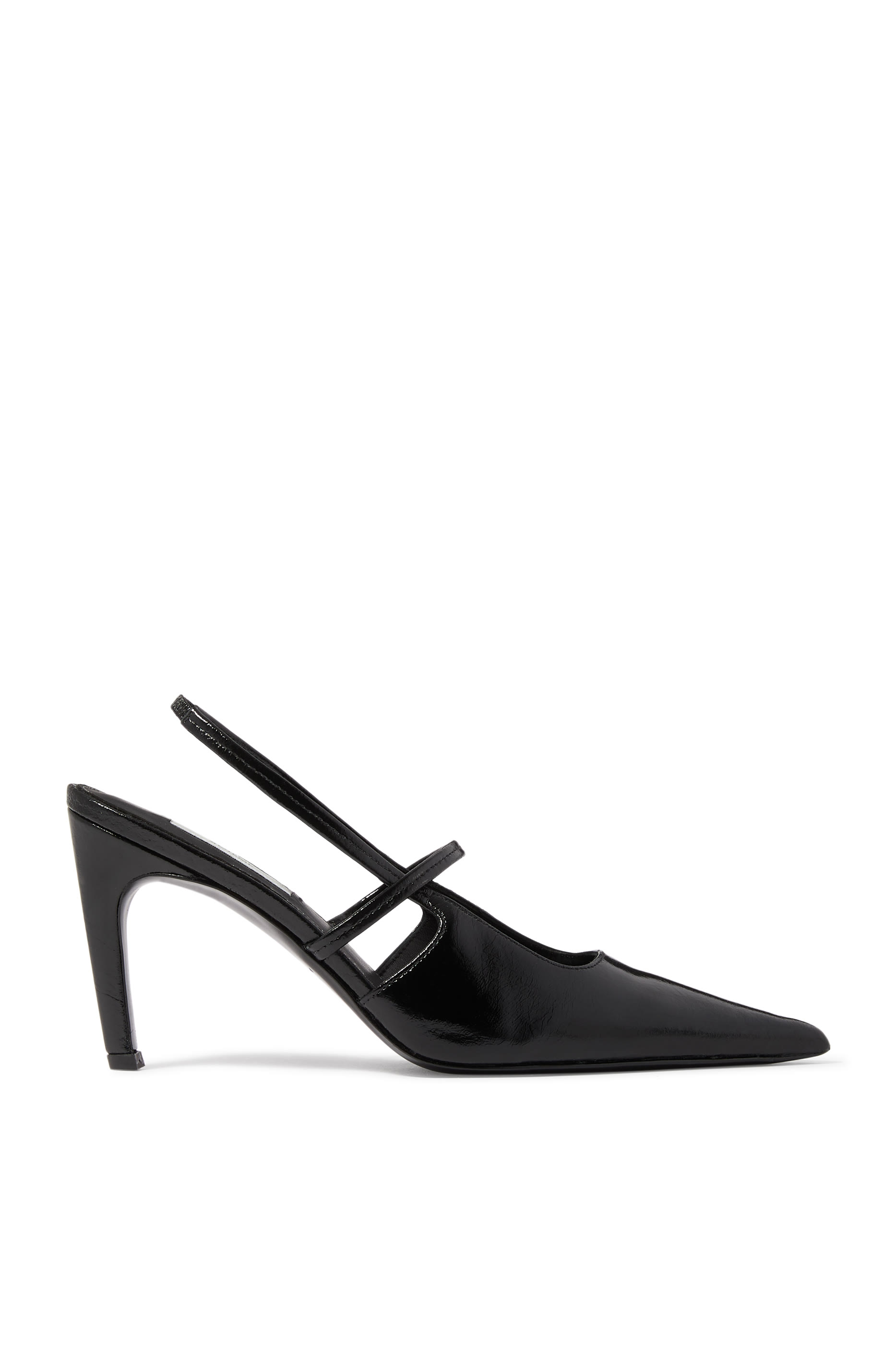 Naplack 85 Stiletto Slingback Pumps