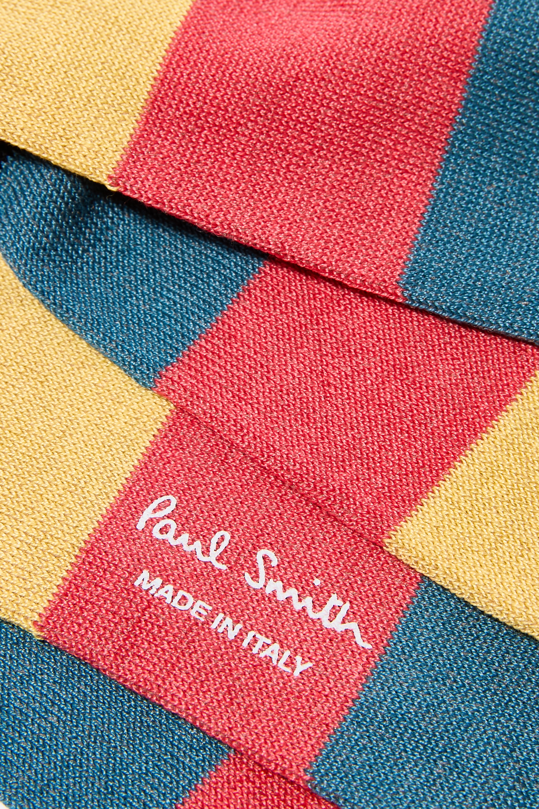 Stripes Cotton Blend Socks 