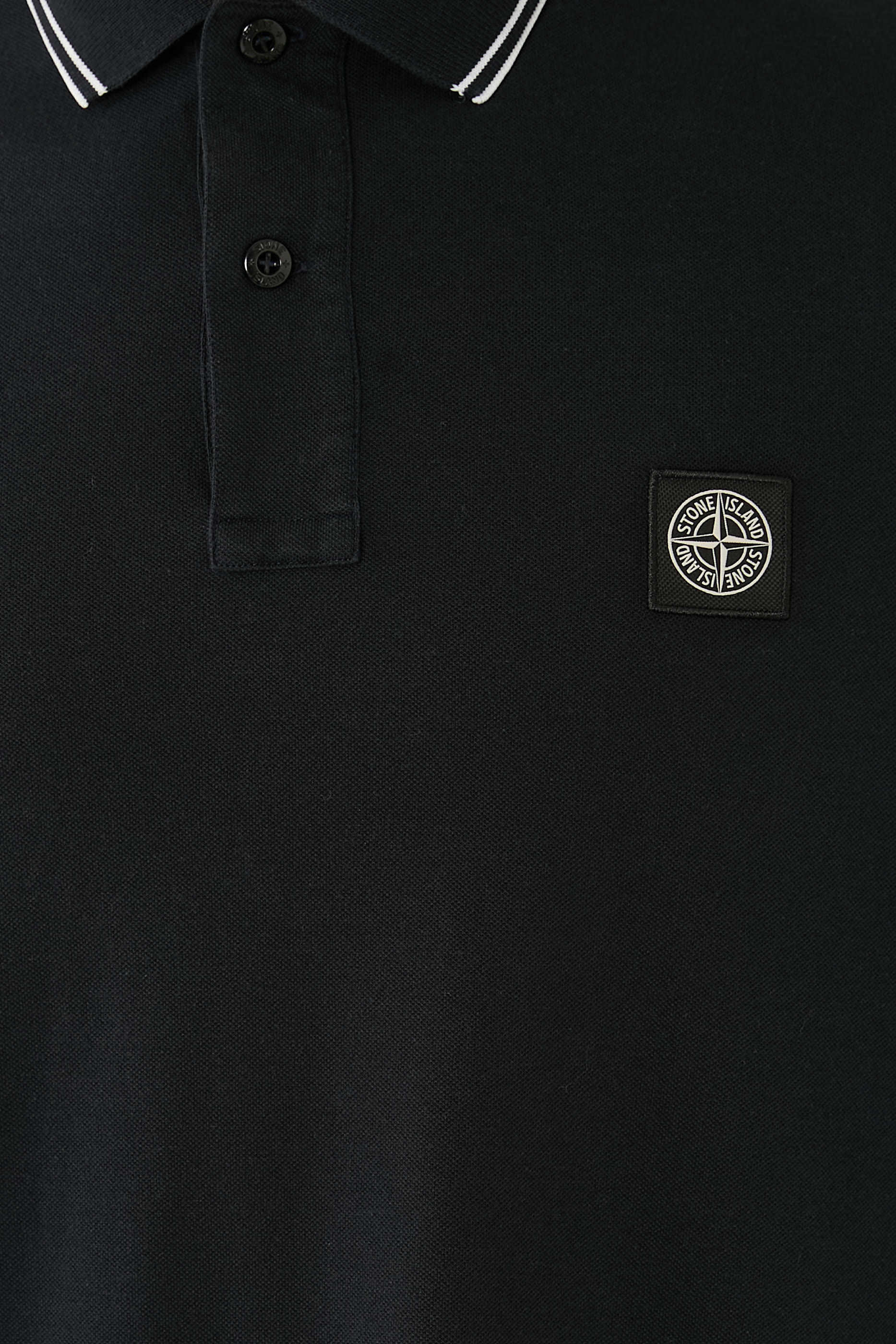 Logo Patch Long Sleeves Polo Shirt