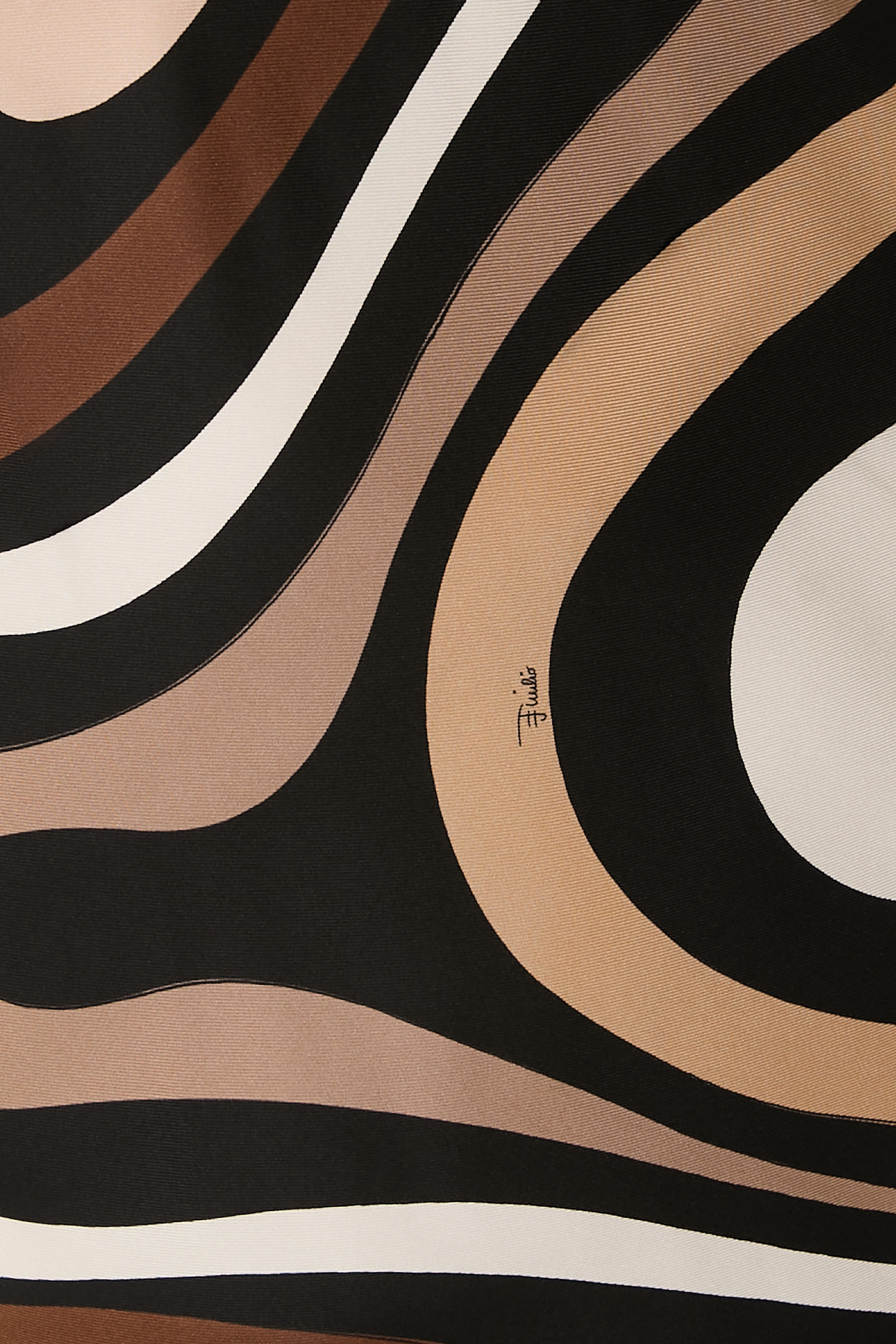 Marmo Print Long Dress