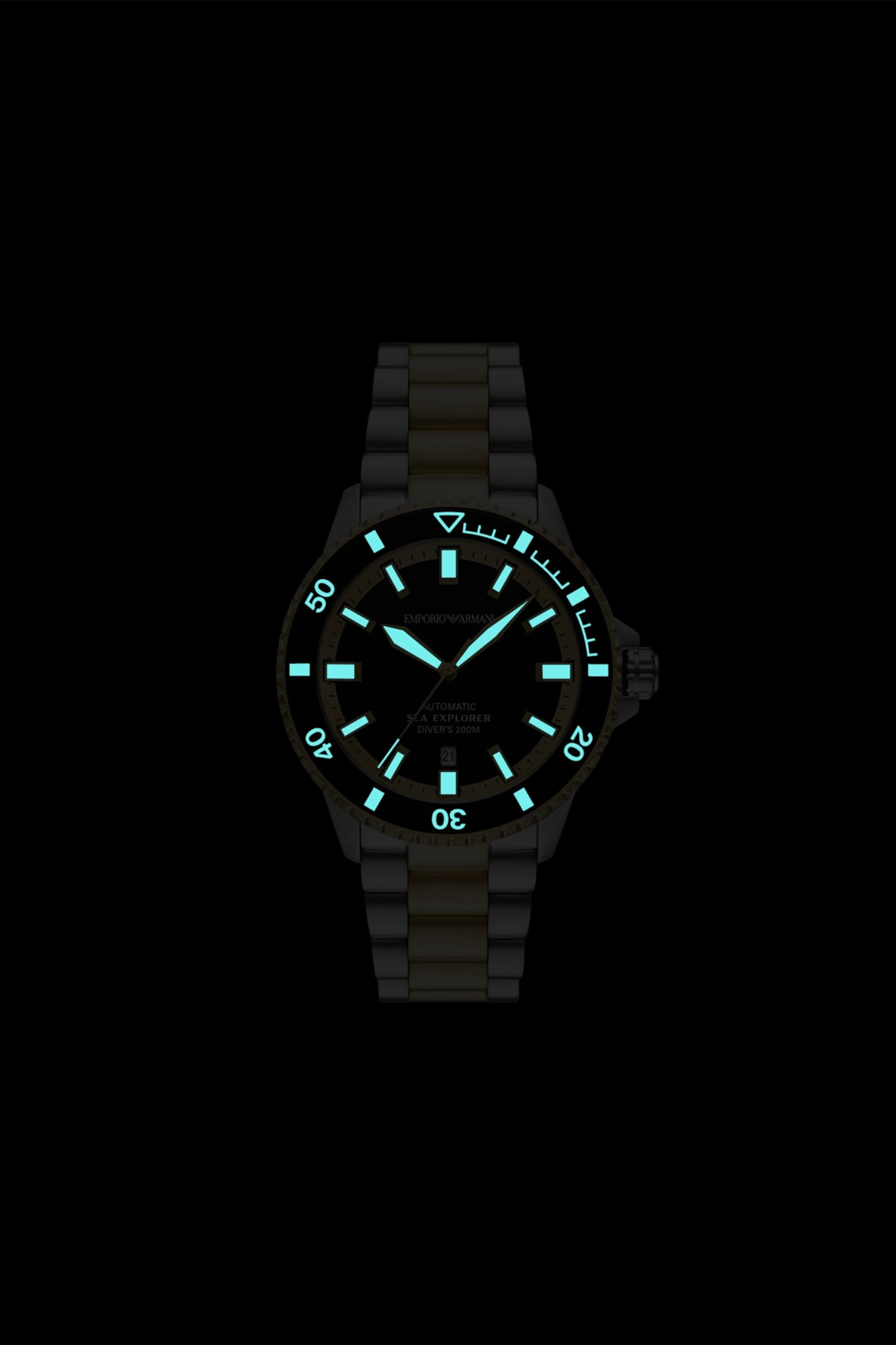 Sea Explorer Automatic Two-Tone Stainless Steel Watch