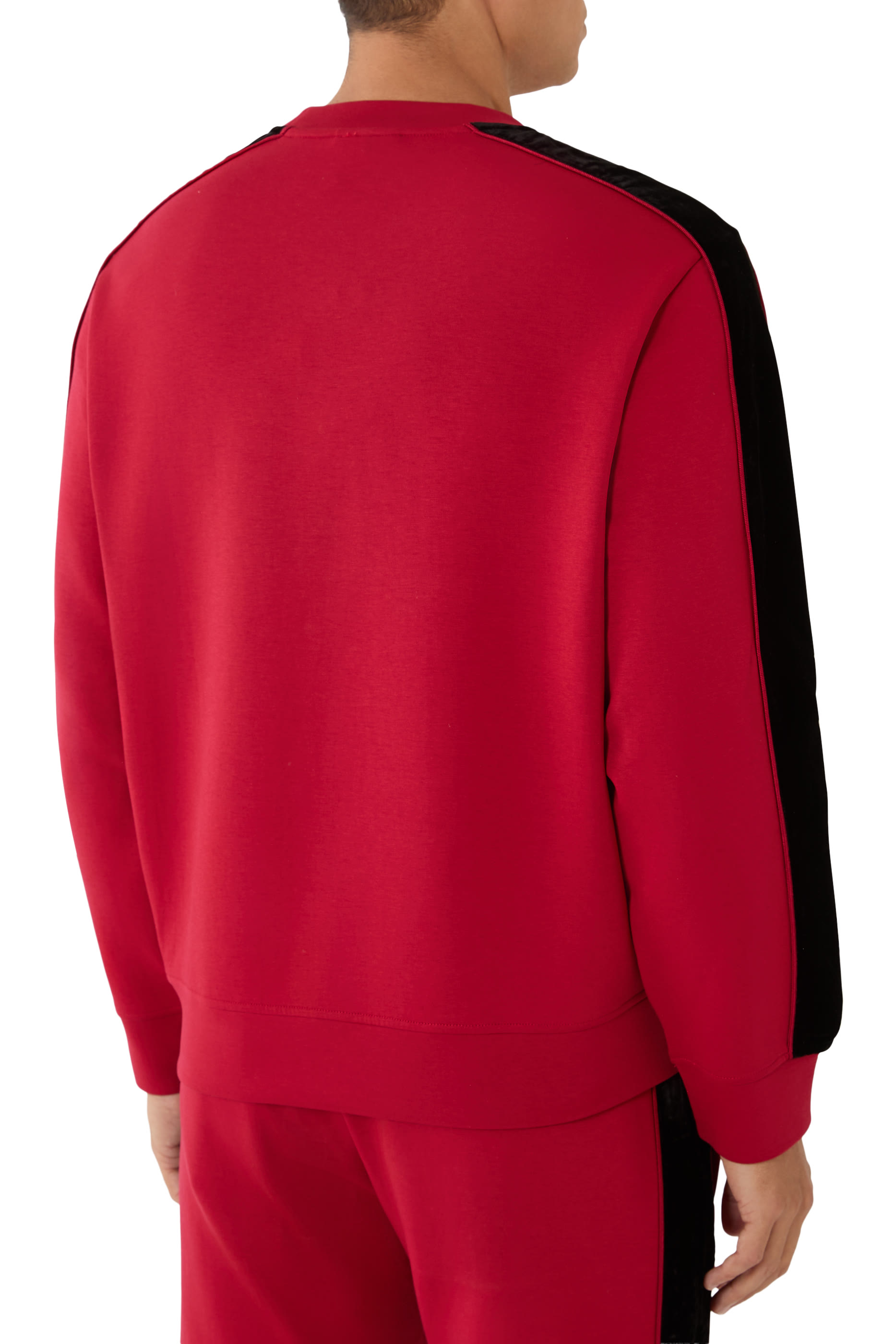 Double Jersey Sweatshirt With Tape and Maxi Lunar New Year Patch