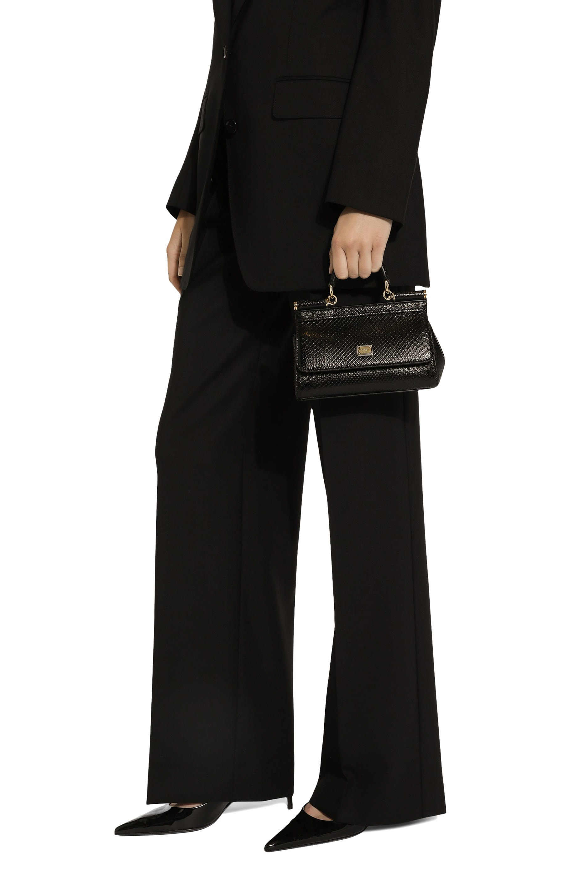 Small Python Skin Sicily Handbag