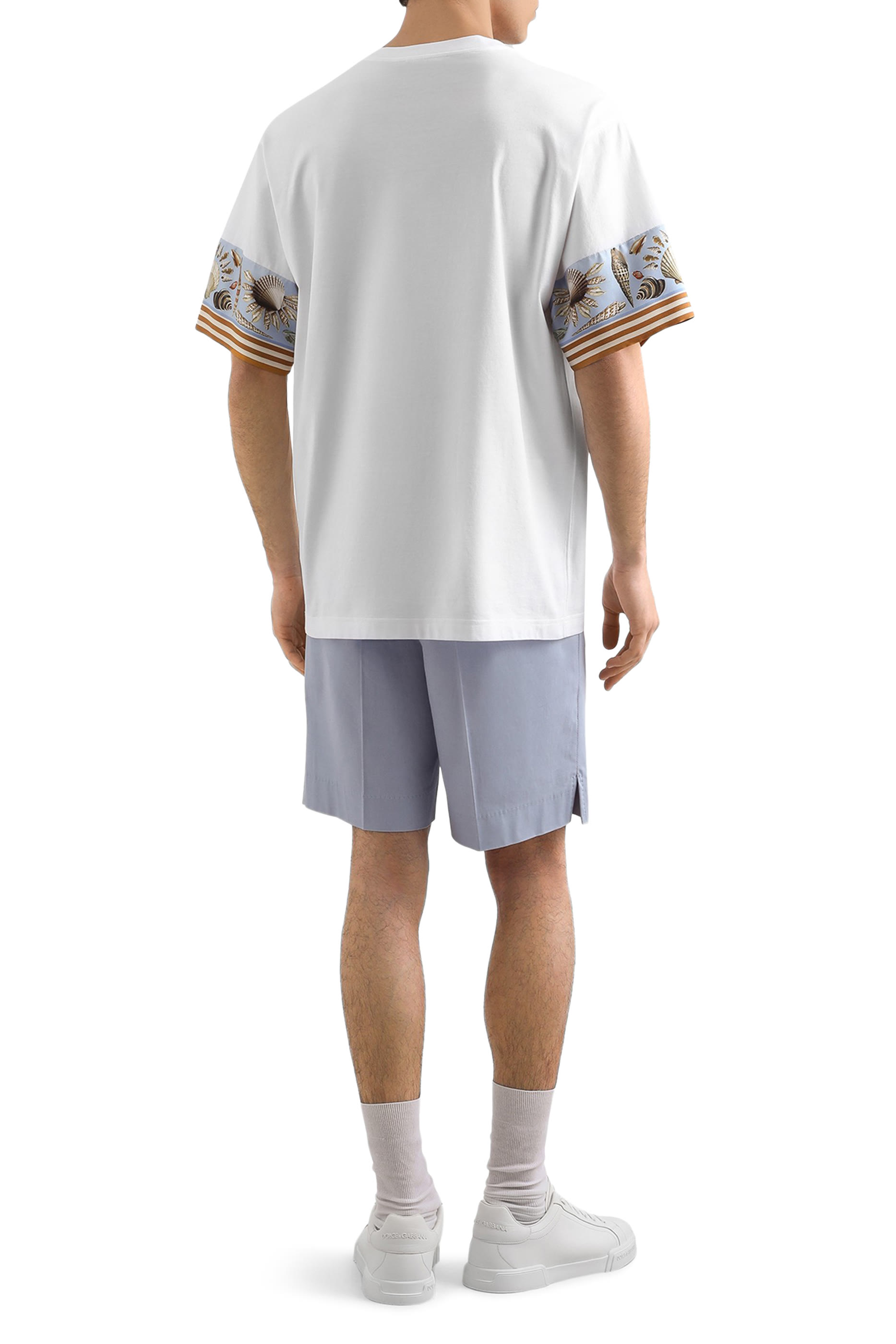 Cotton Gabardine Bermuda Shorts