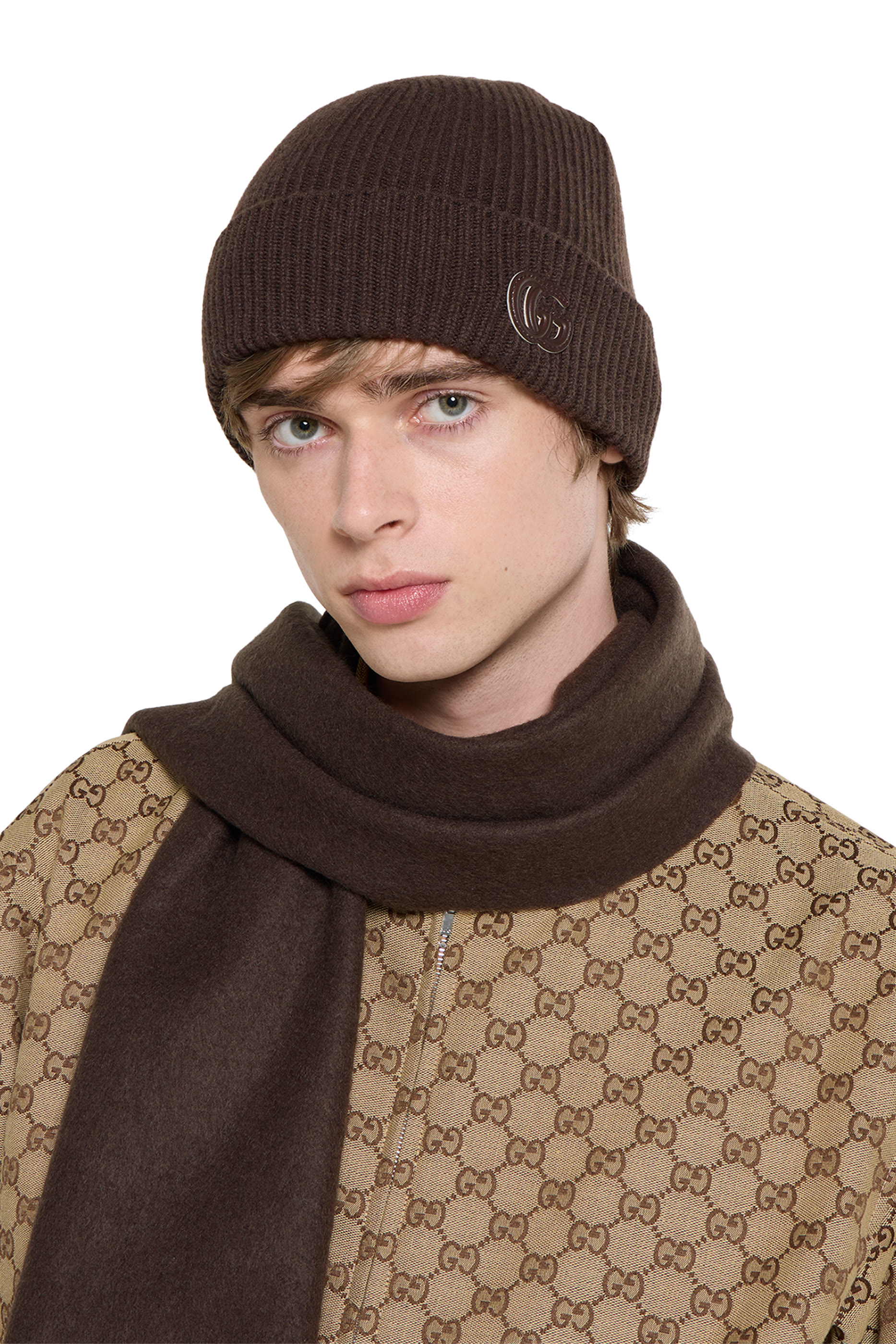 Cashmere Hat With Patch