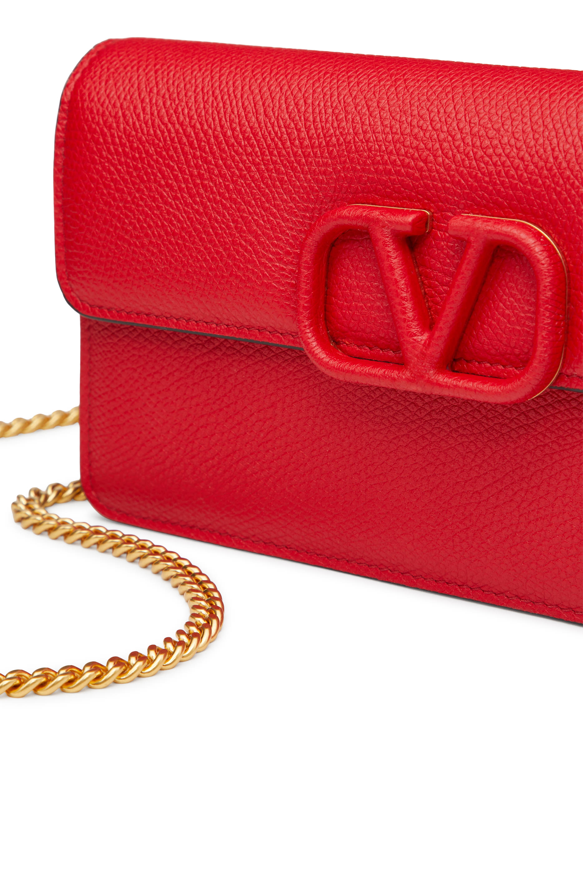 VLogo Signature Wallet with Strap