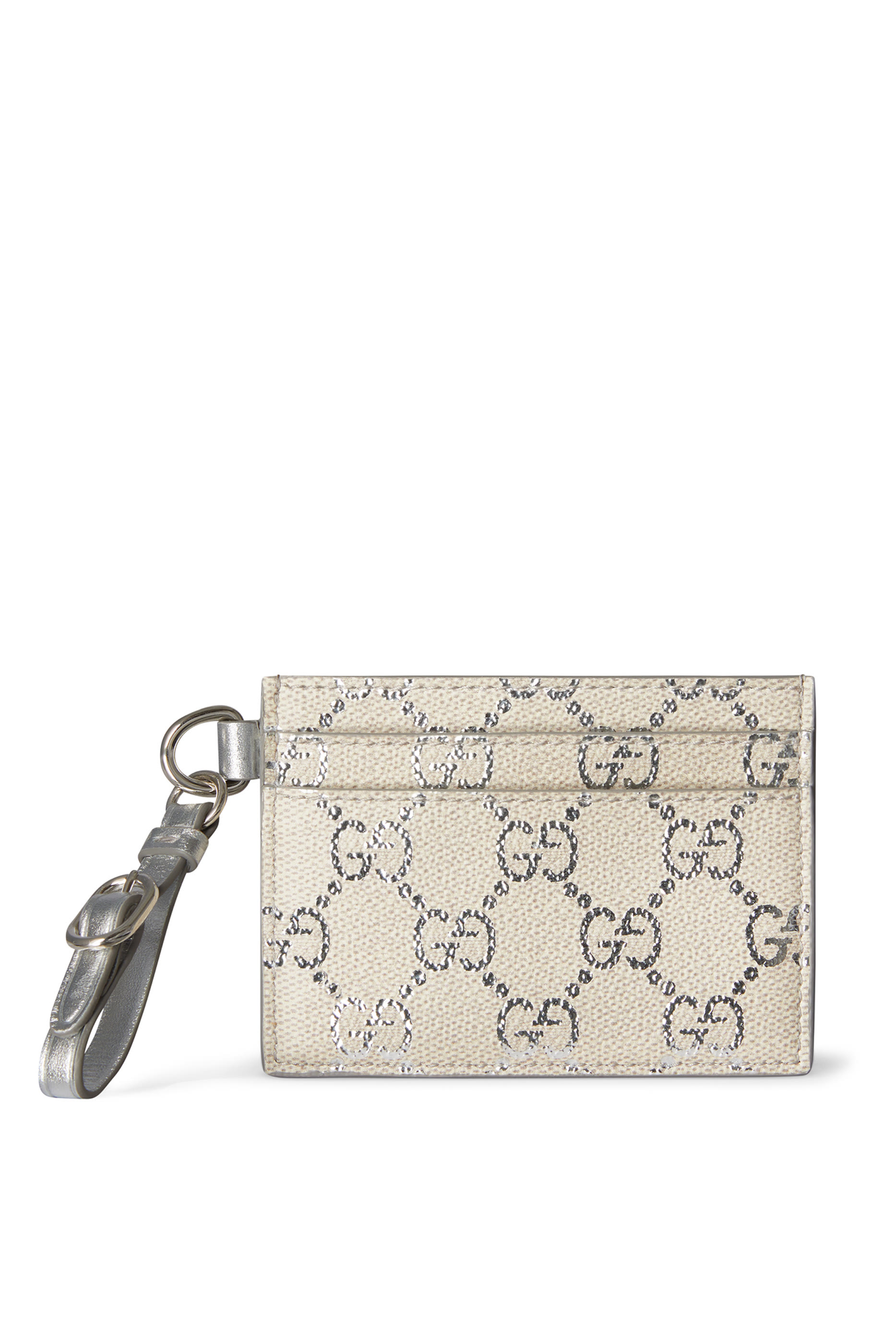  GG Emblem Card Case with Strap 
