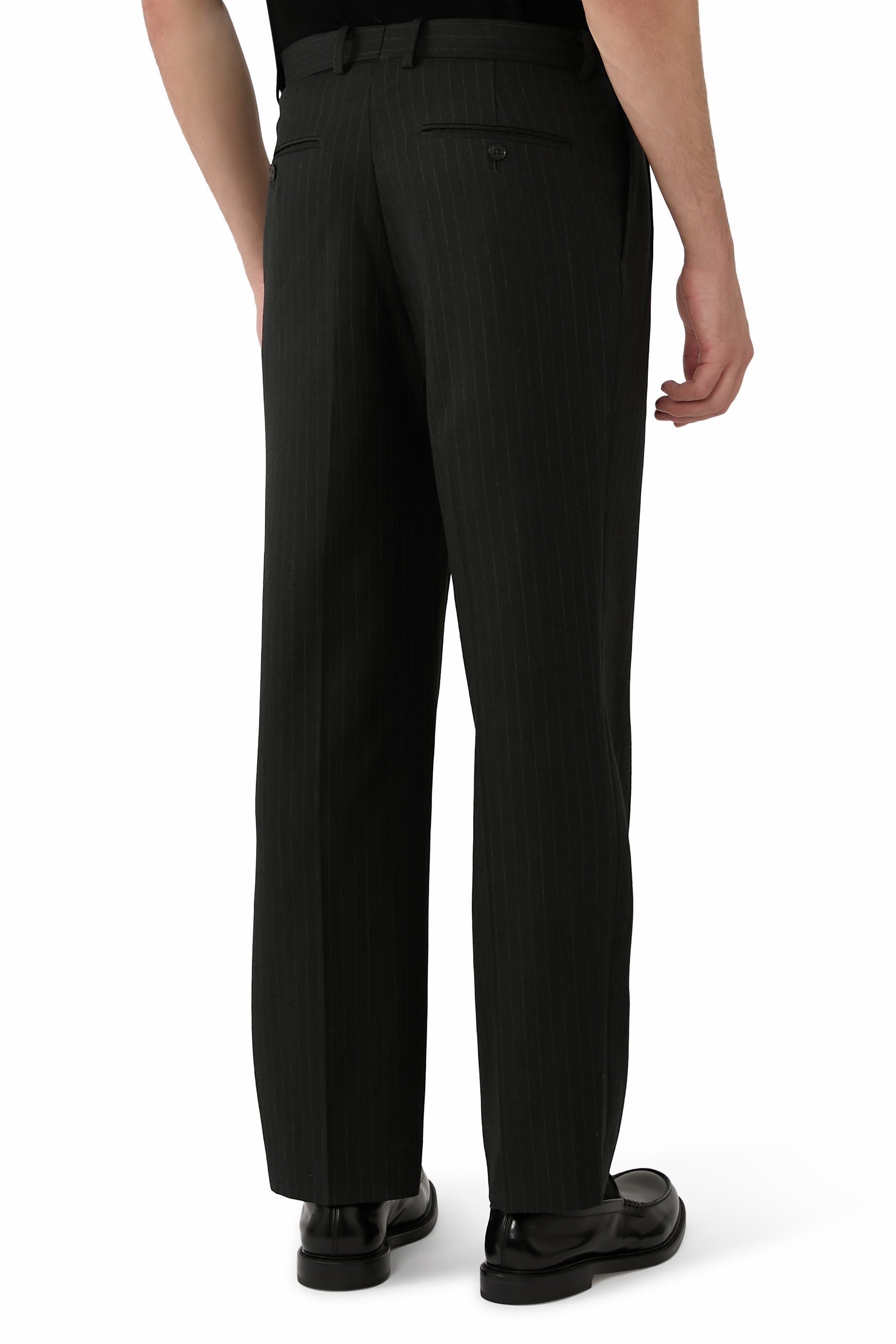 Bluefaced Wool Two-Tuck Slacks