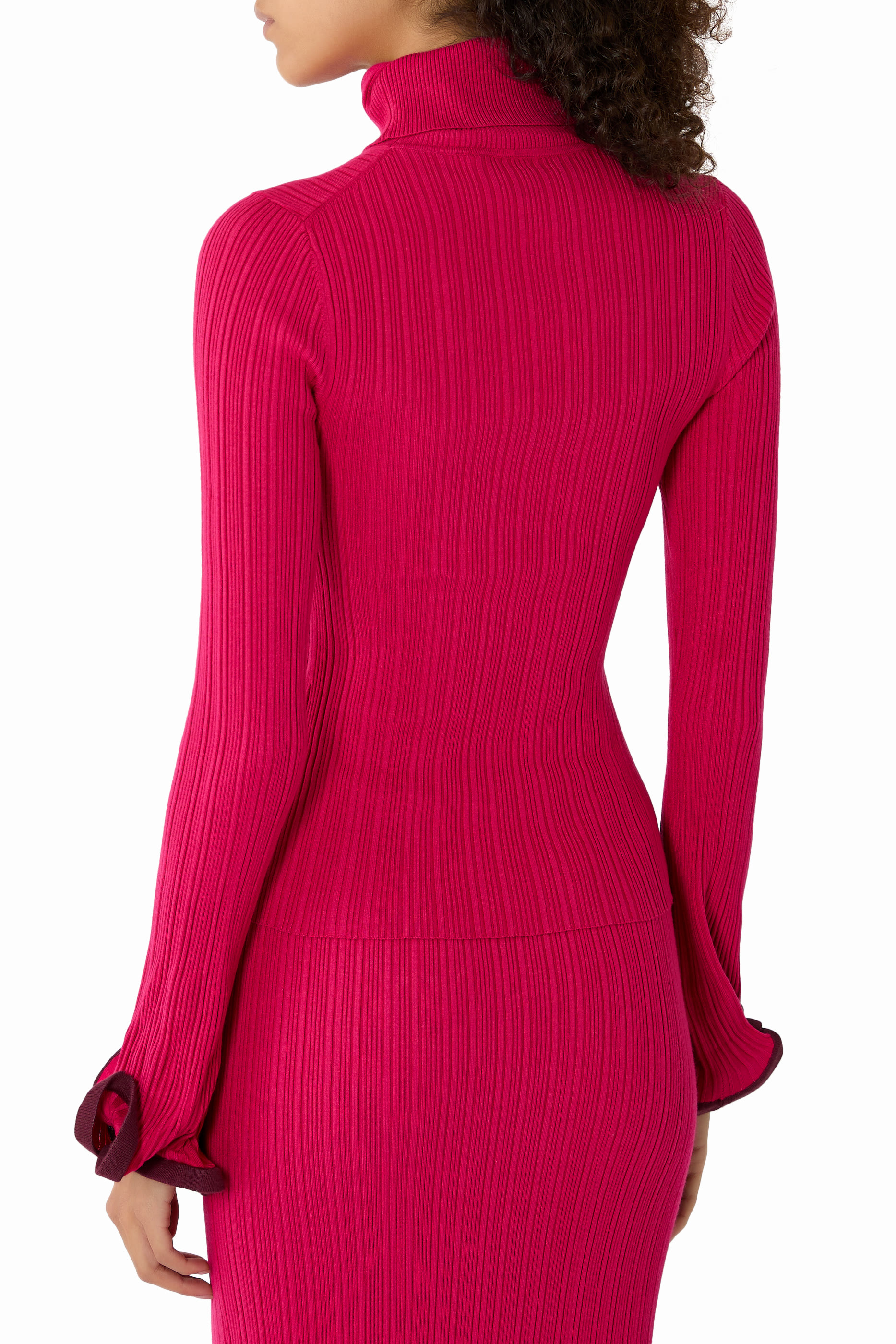 Lola Ruffled Turtleneck Sweater