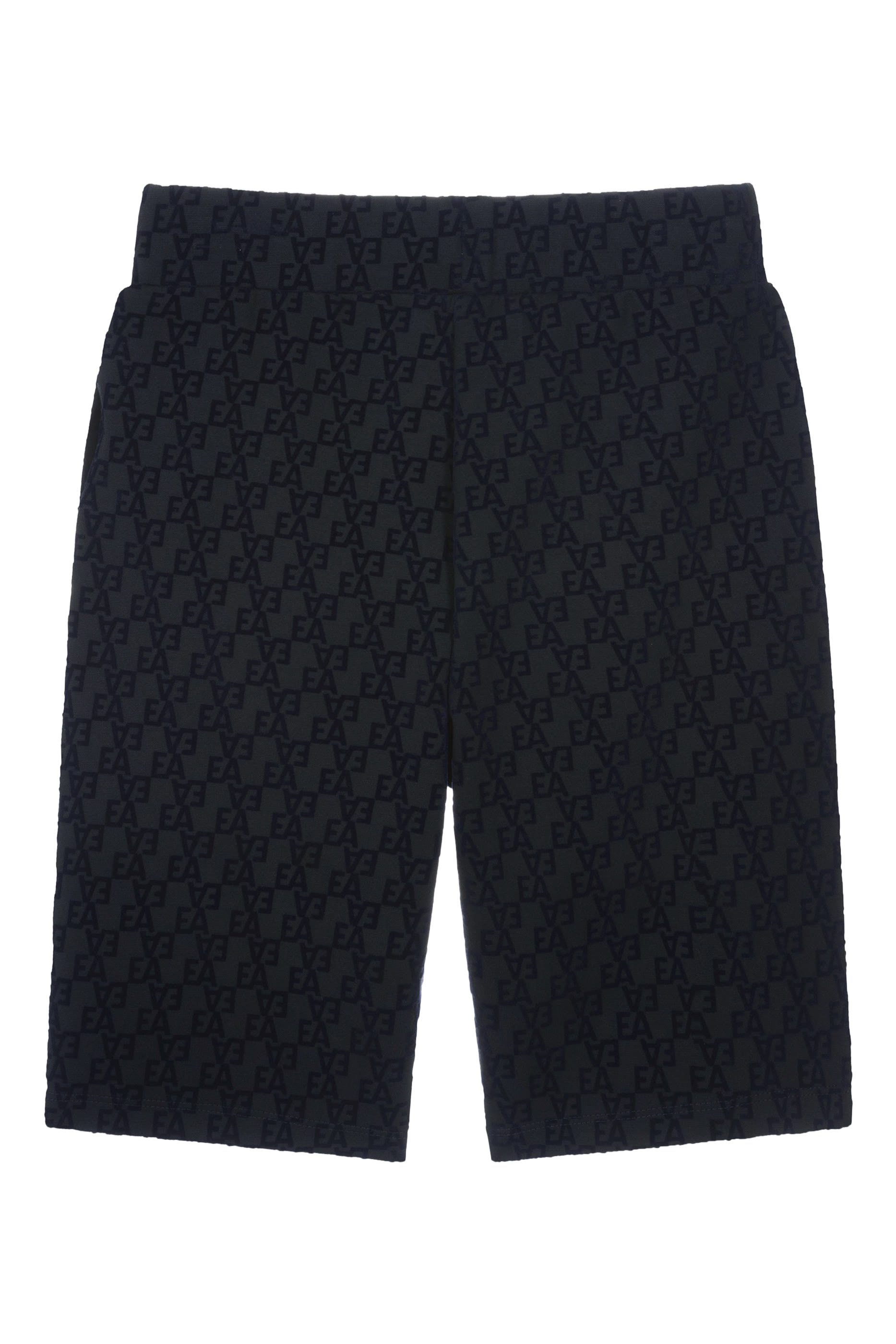 Kids Flocked EA Logo Shorts 