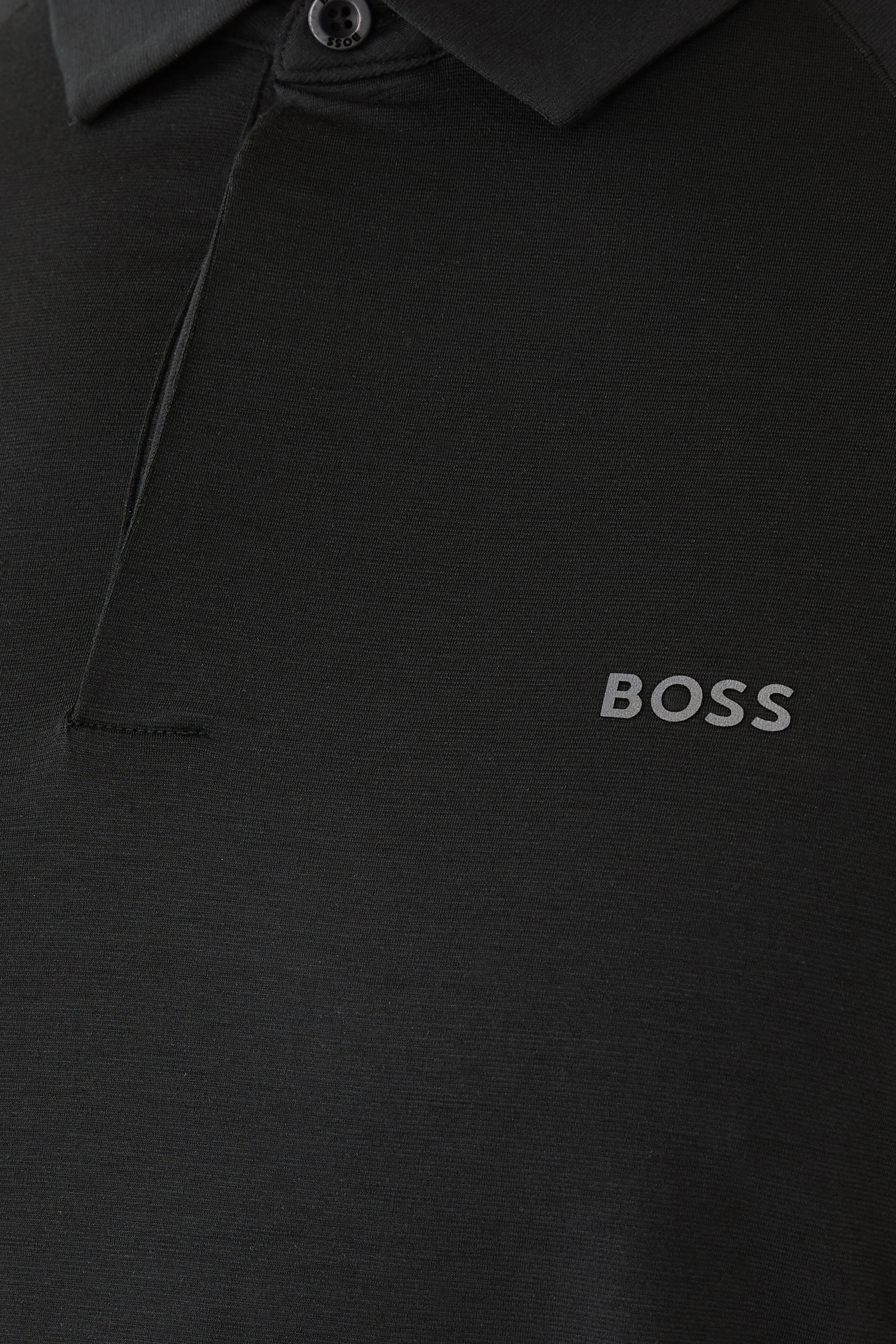 Check-Jacquard Polo Shirt