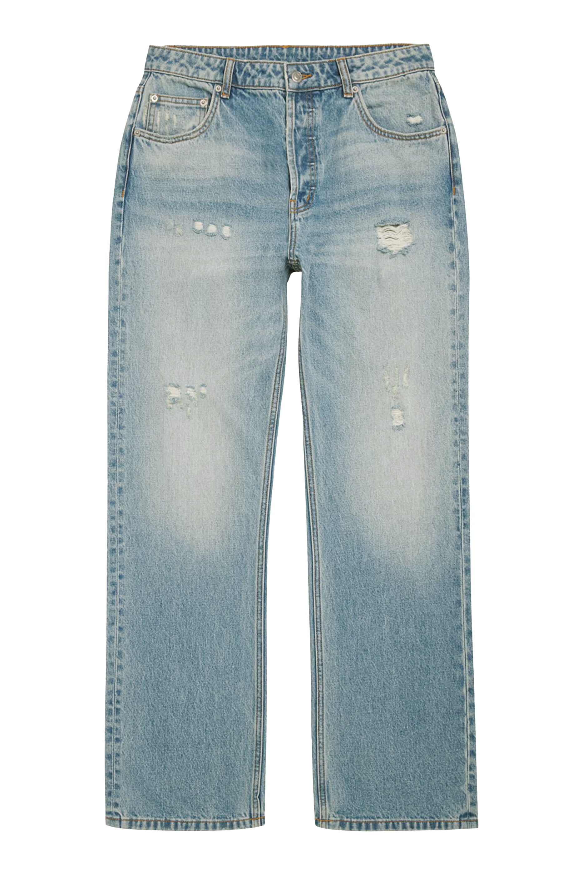 Distressed Denim Jeans