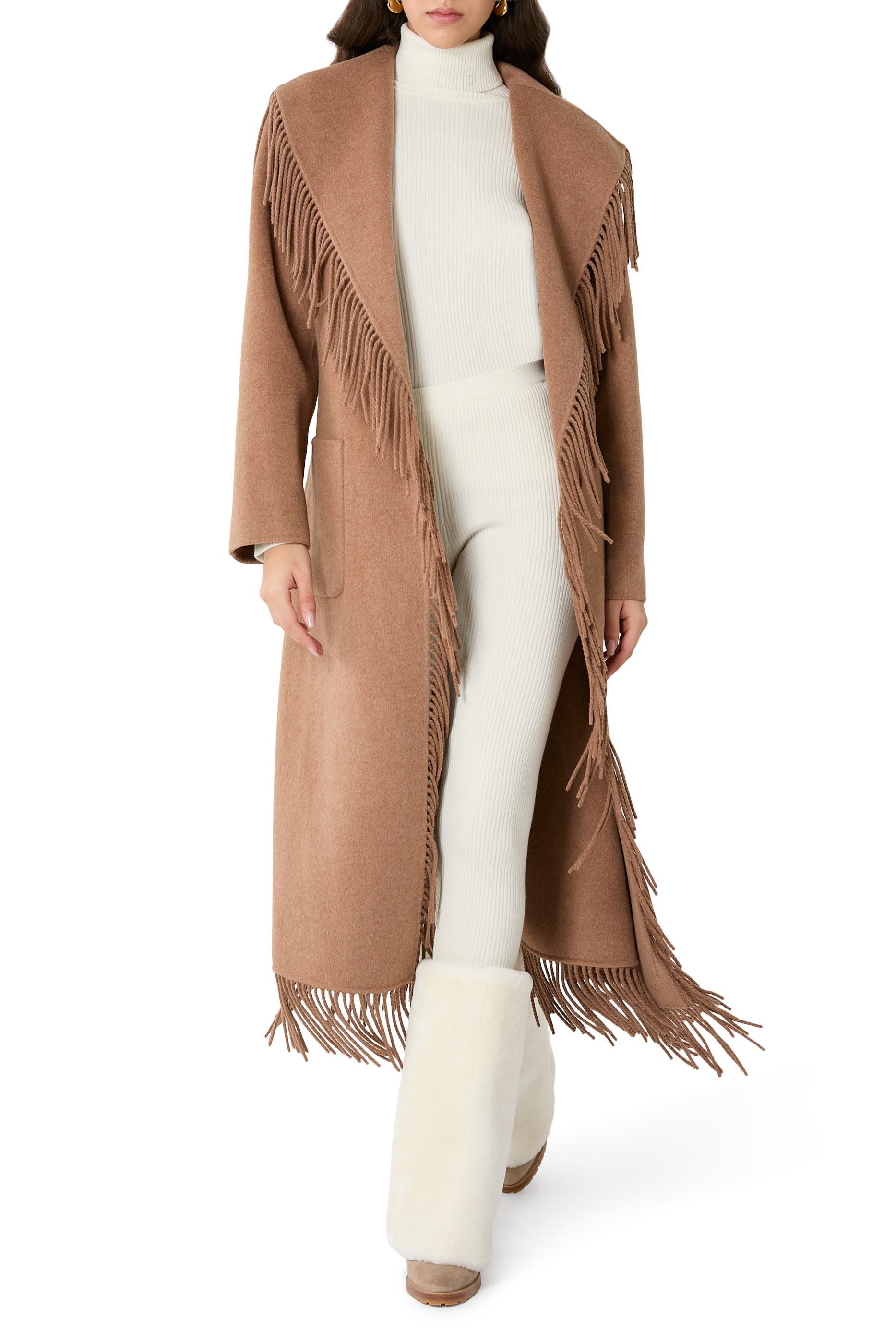 Wool-Cashmere Blend Turtleneck Sweater