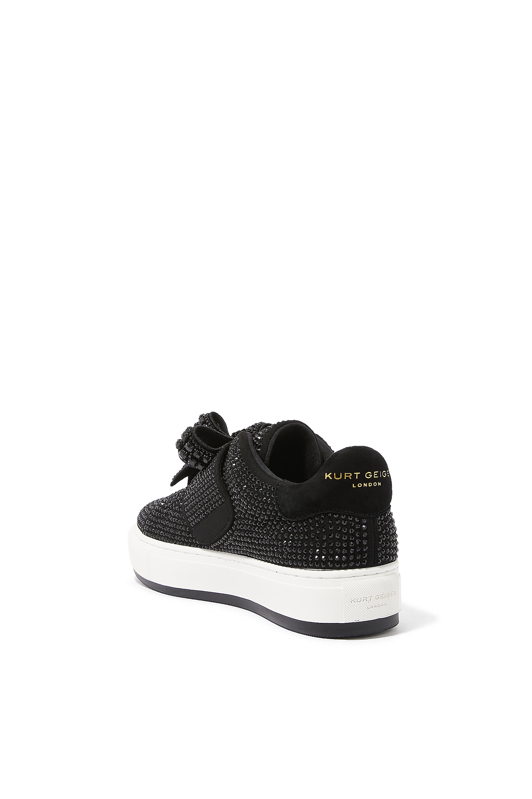Laney Bow Rhinestone Low-Top Sneakers