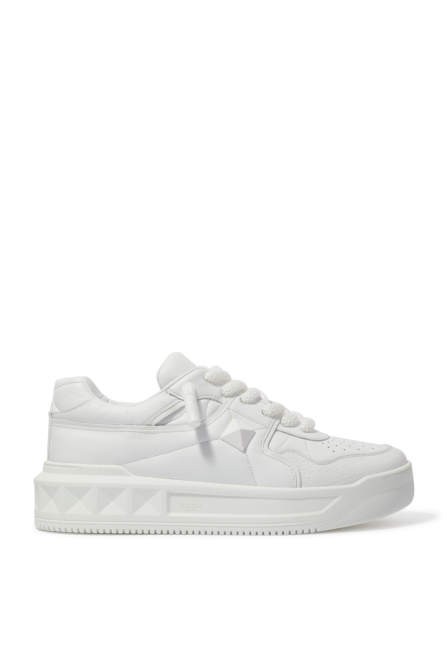 Valentino Garavani One Stud Low-Top Leather Sneakers