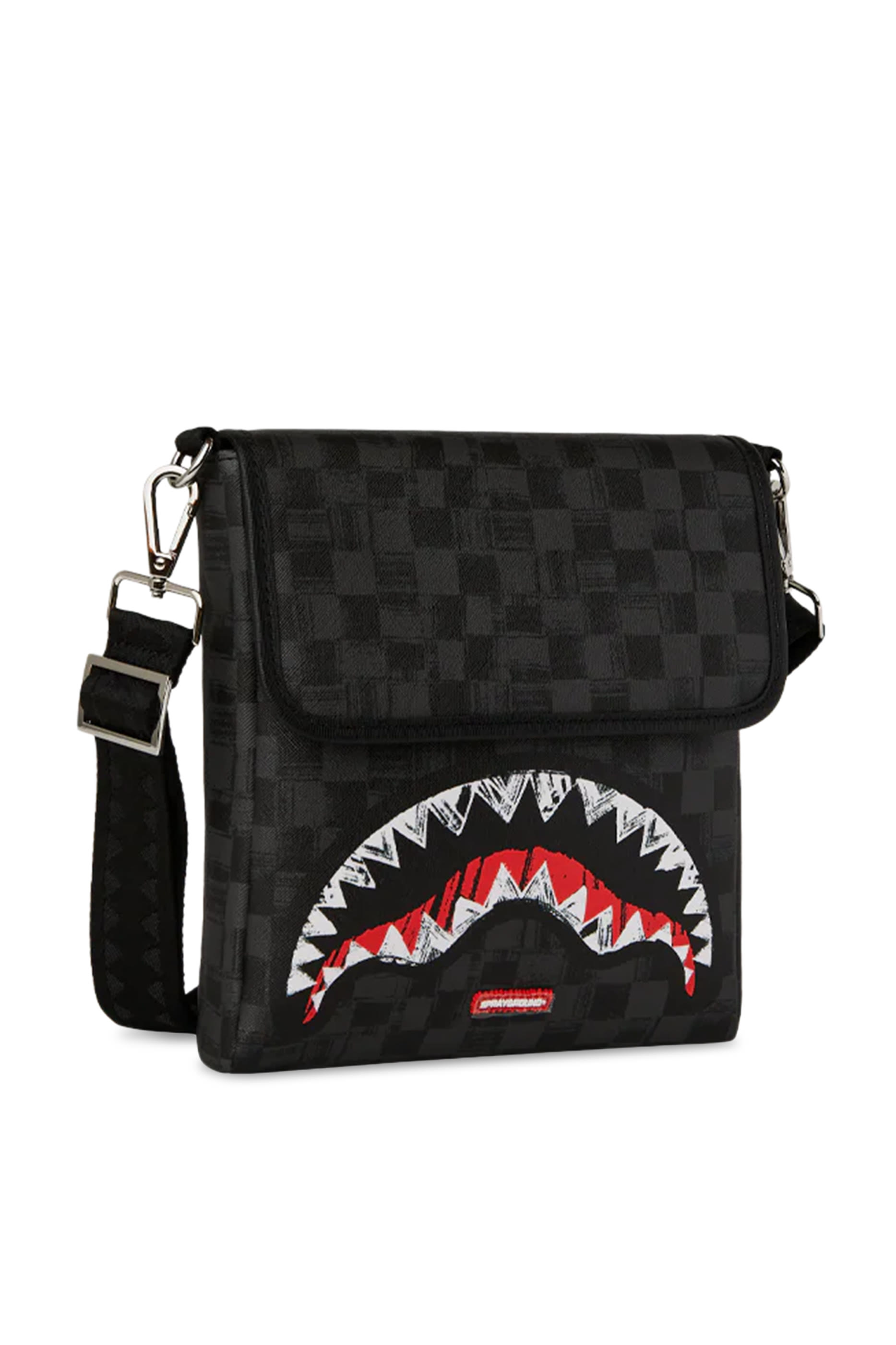 Kids Scribble Shark Messenger Bag