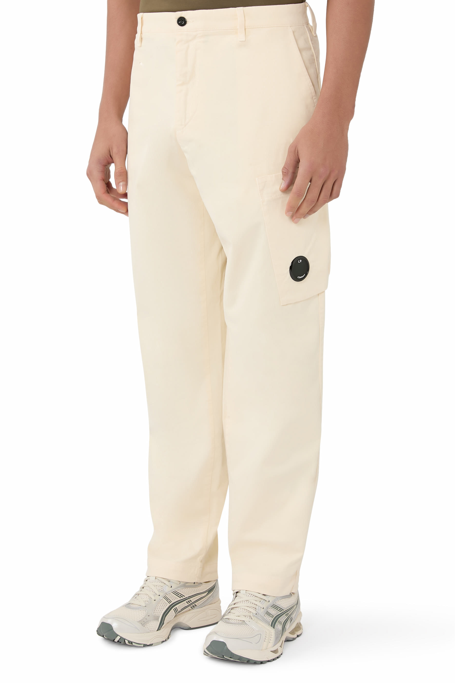 Stretch Sateen Regular Cargo Pants