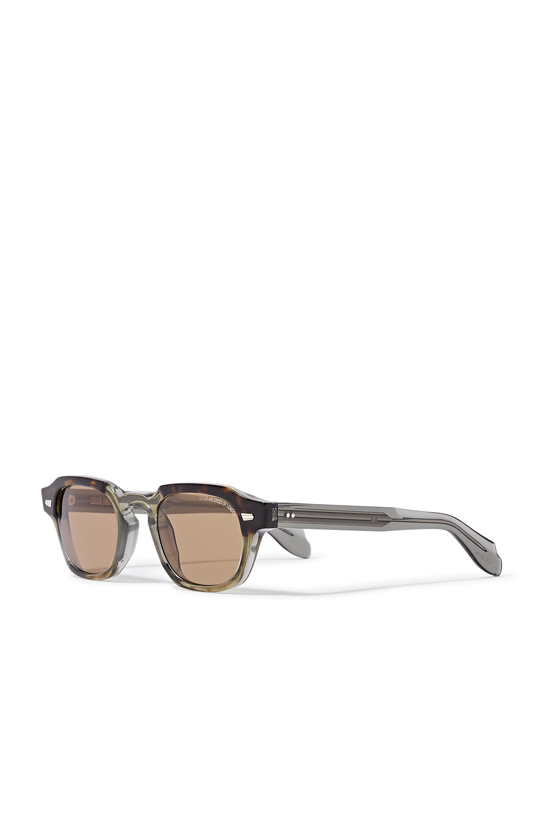 1420 Havana Rectangle Sunglasses