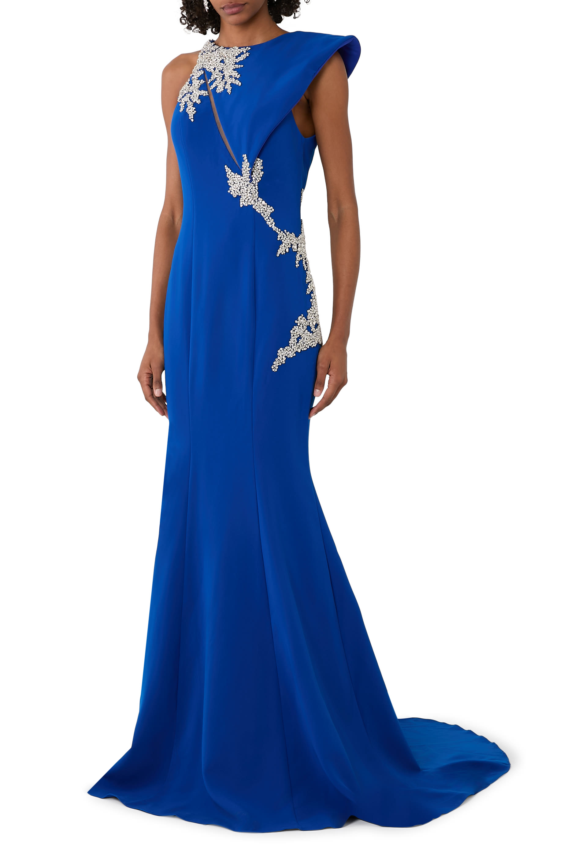  Embellished Sleeveless Dress 