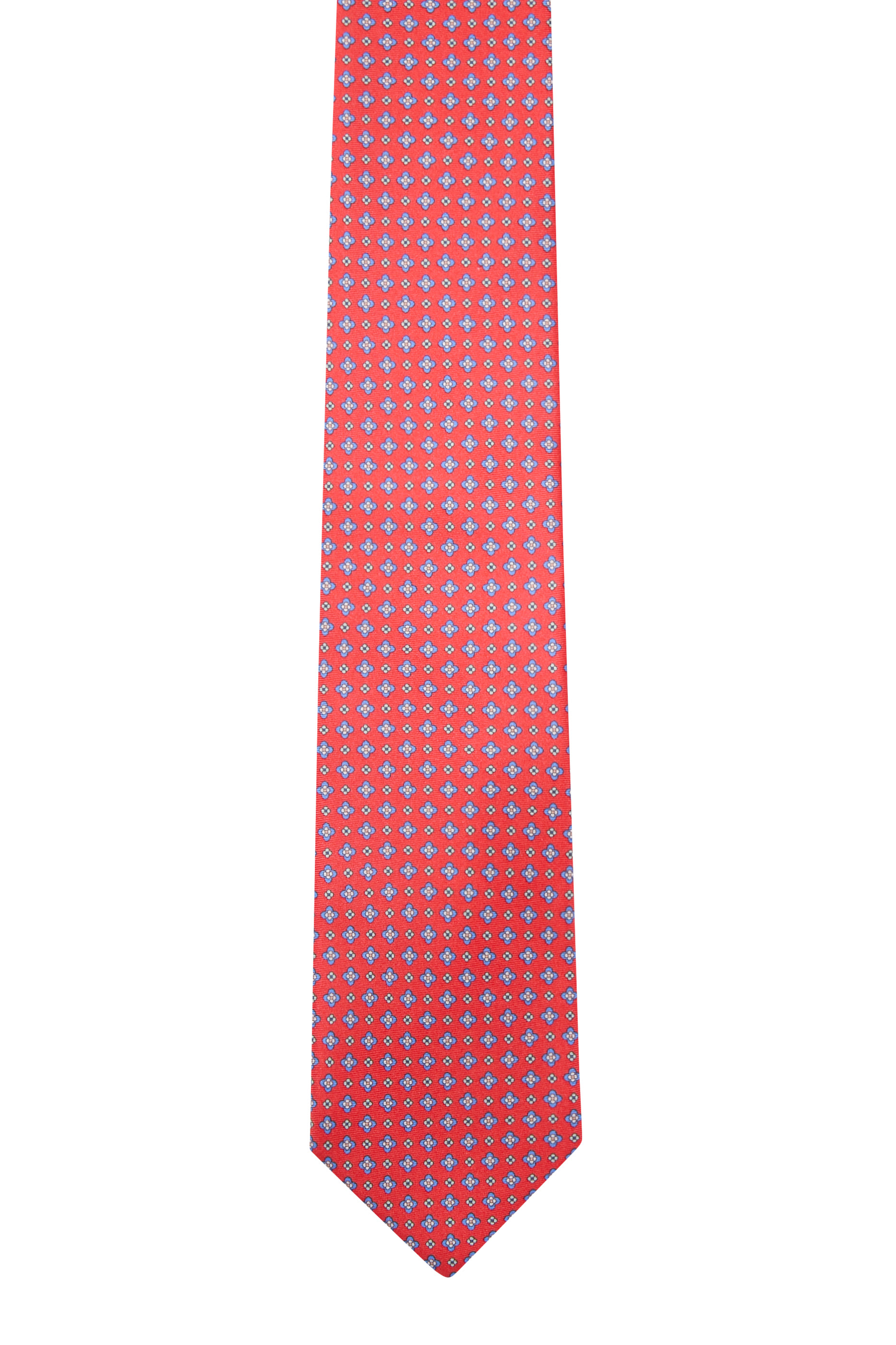 Floral Print Silk Tie