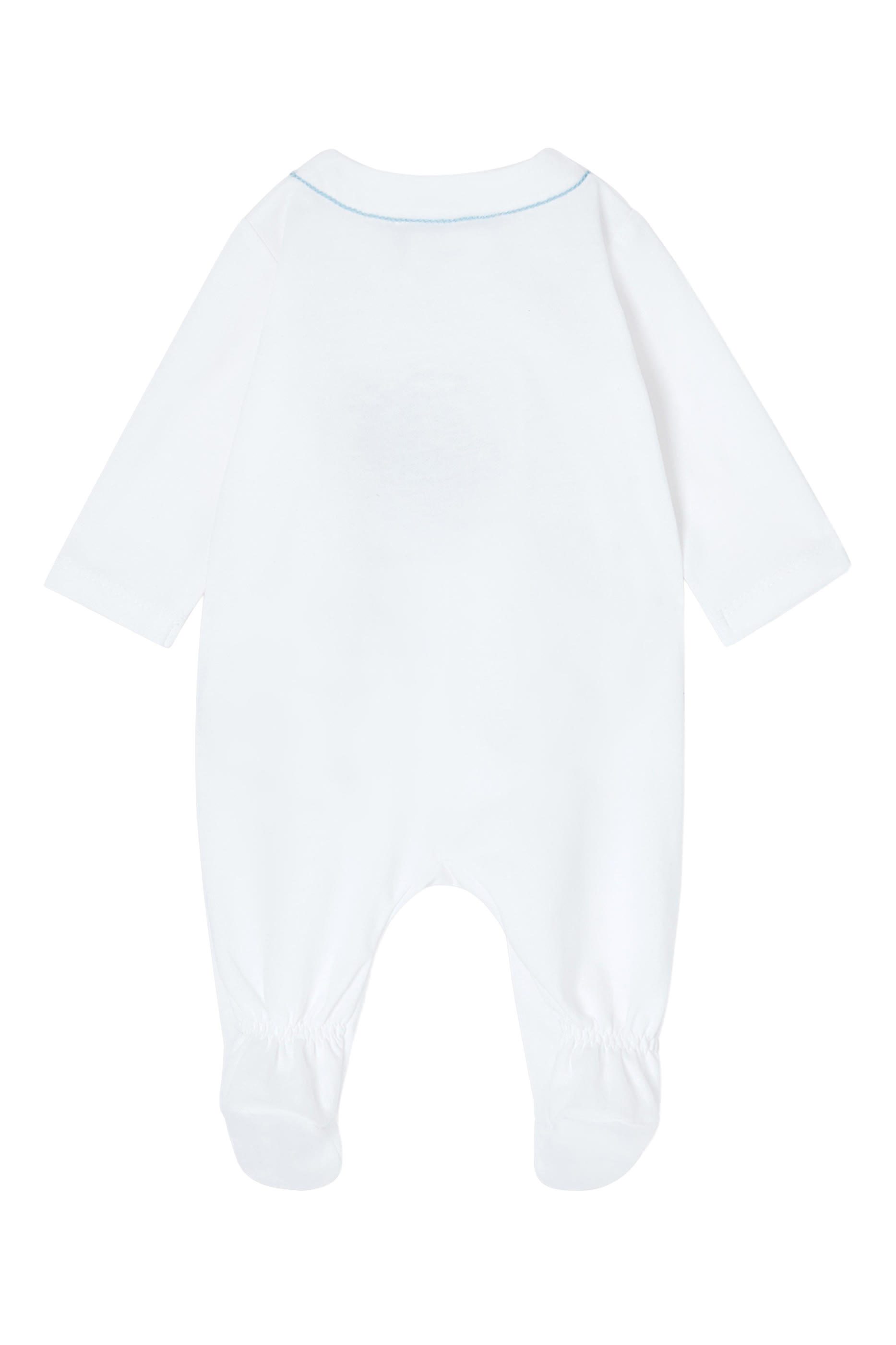 Kids Jersey Marine Story Embroidery Romper