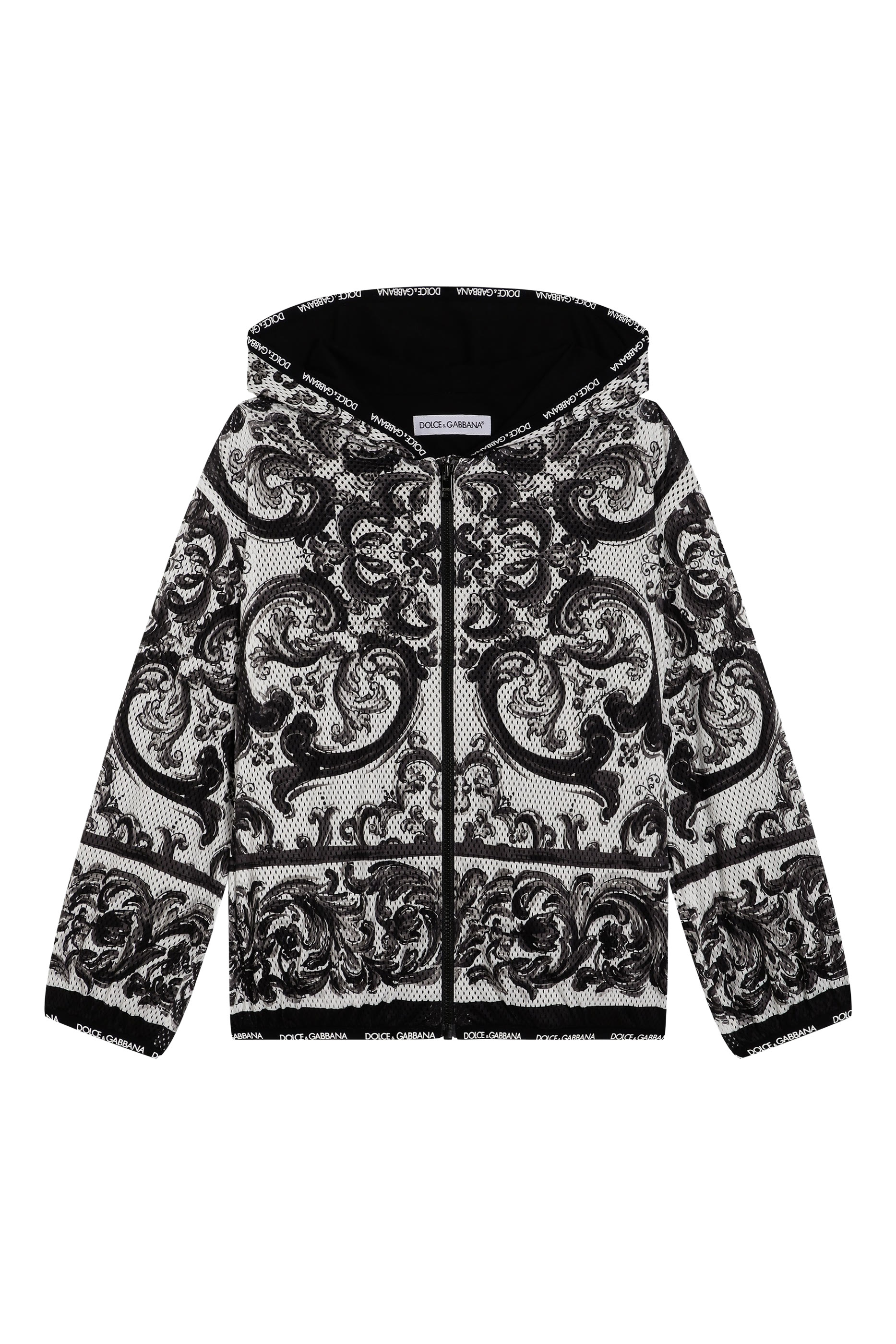 Kids Majolica Print Mesh Jacket