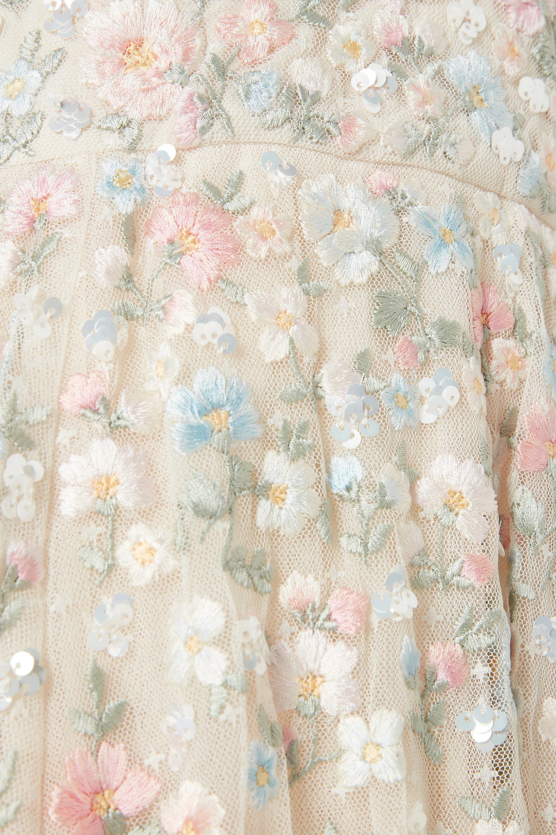 Kids Ethereal Blooms Cape Dress