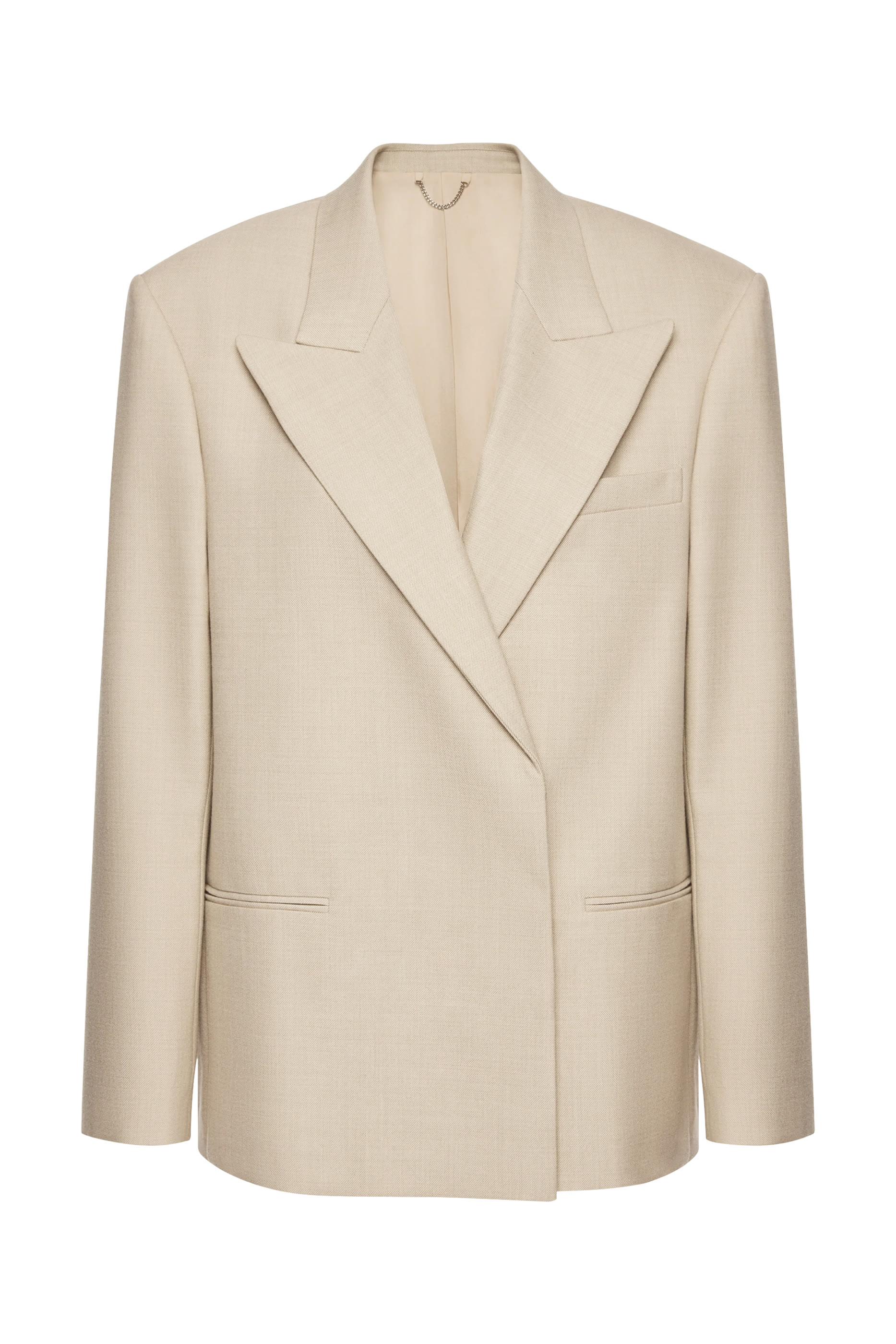 Wool Crossover Blazer