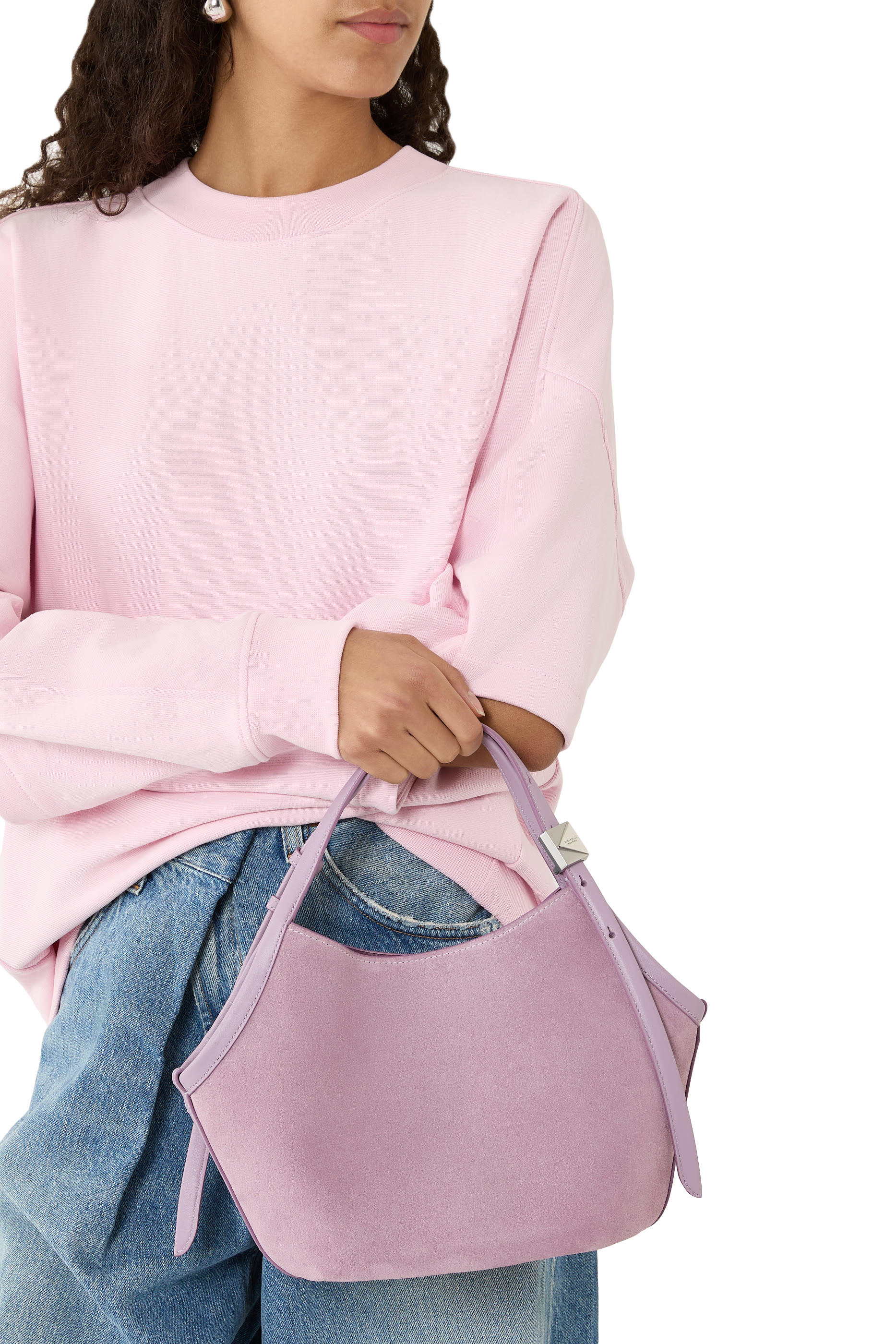 Deco Suede Small Tulip Tote