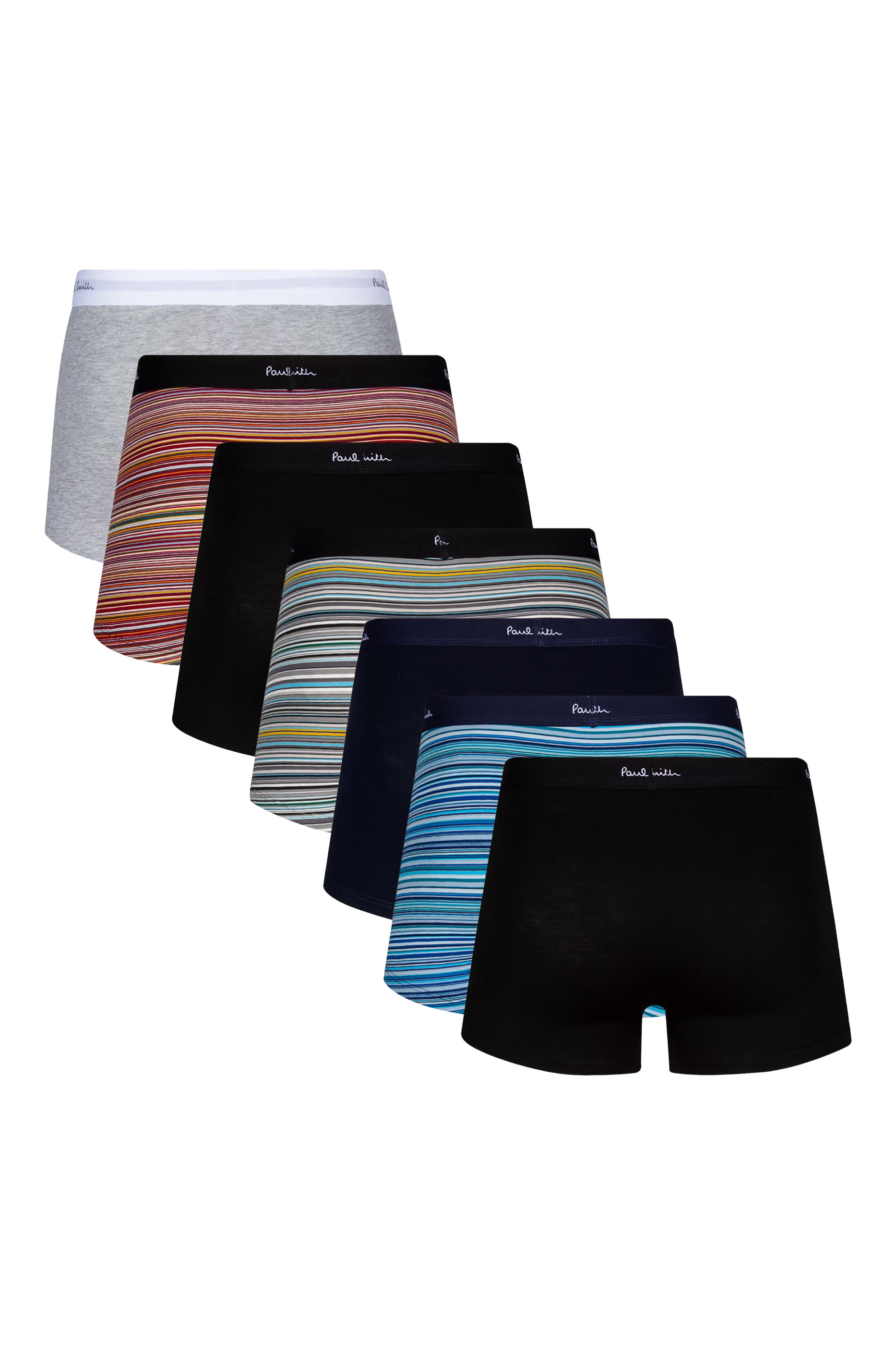 7-Pack Signature Stripes Organic Cotton Mixed Boxer Briefs