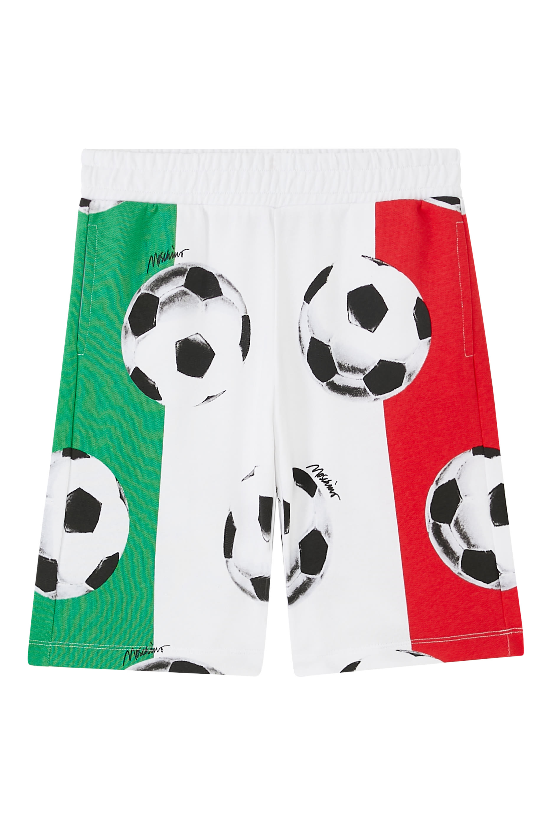 Kids Italy Football Graphic-Print Shorts