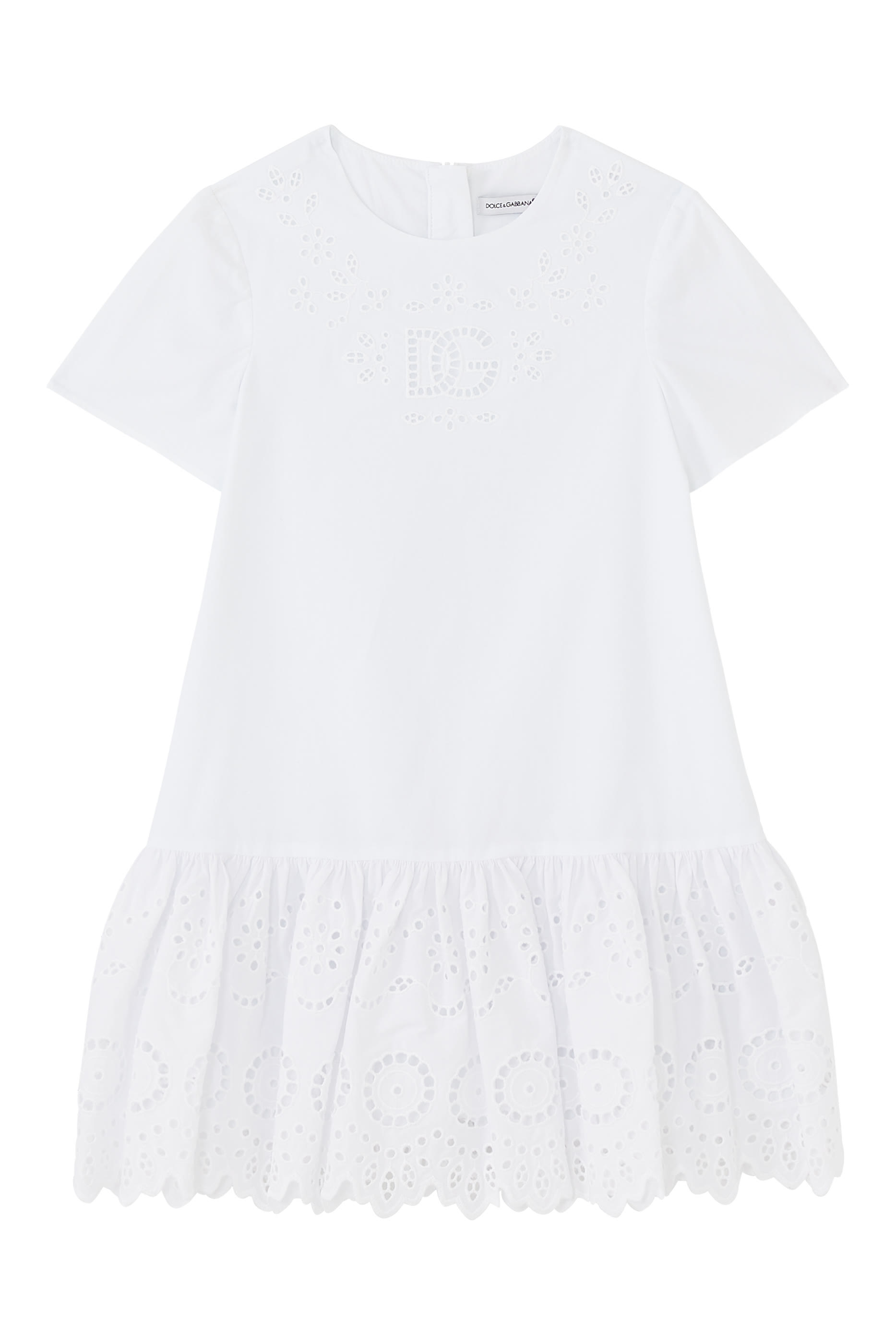 Fit and Flare Logo Poplin Dress