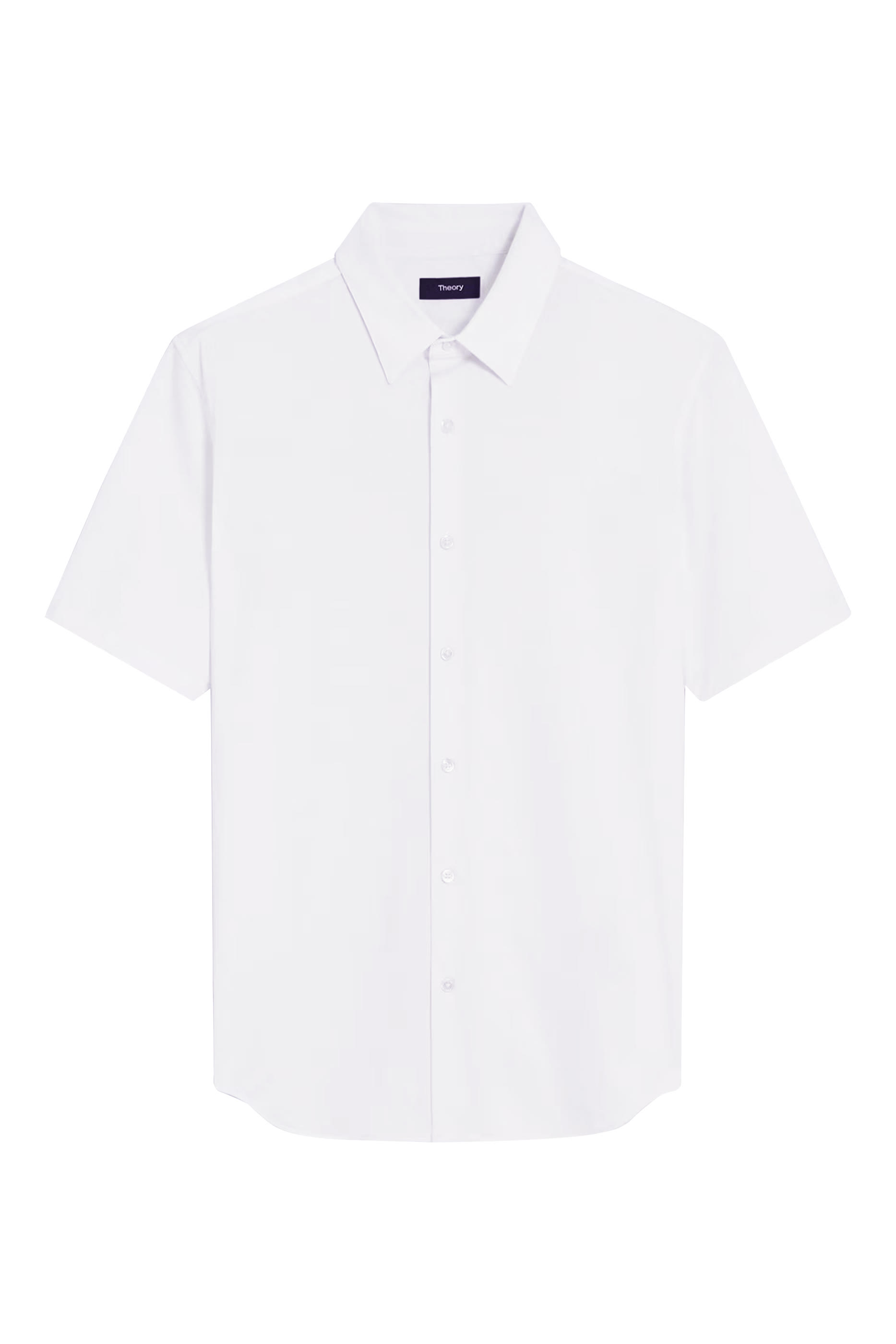 Irving Short-Sleeve Shirt in Structure Knit