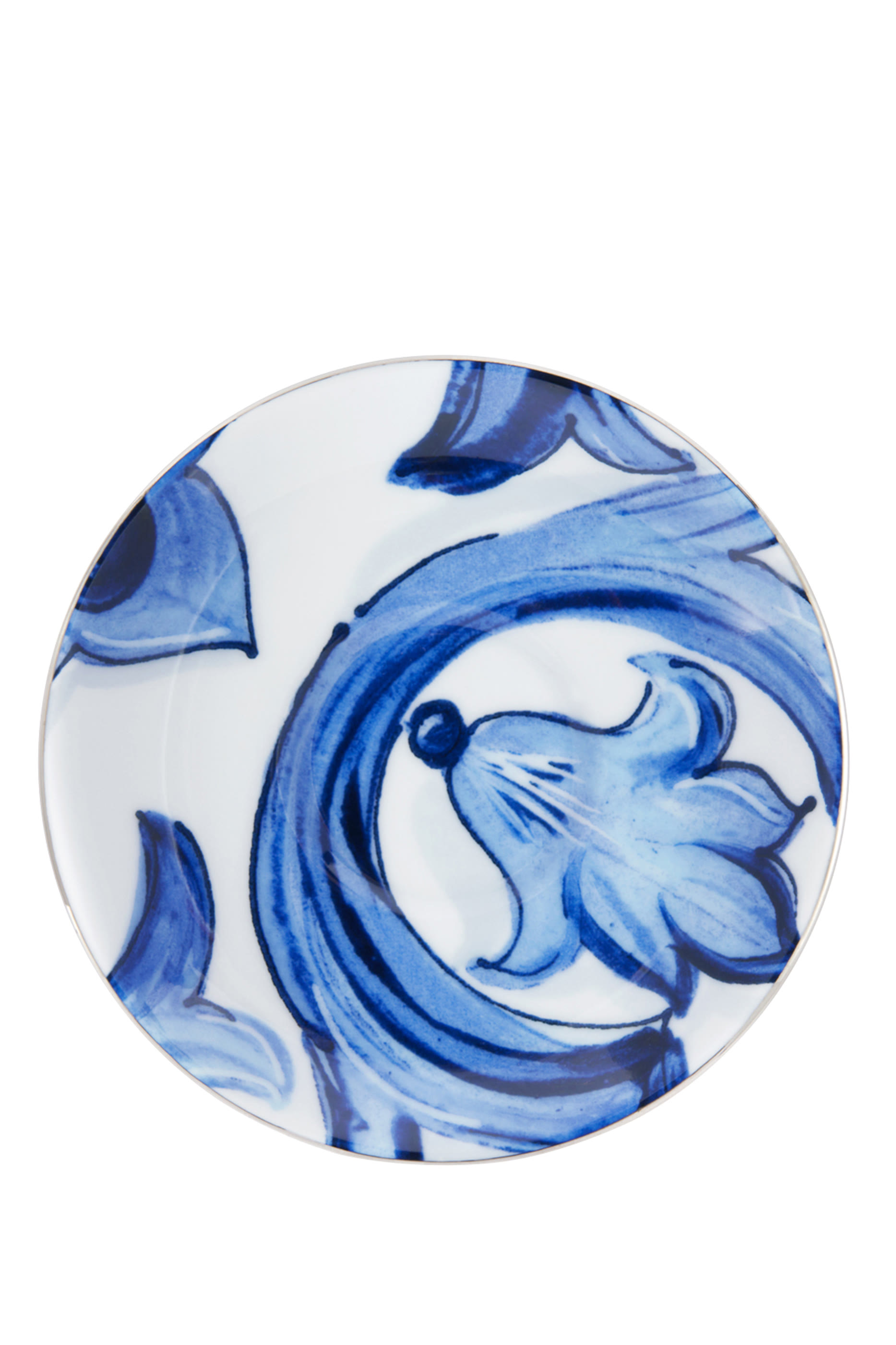 Fiore Blu Mediterreneo Tea Cup & Saucer