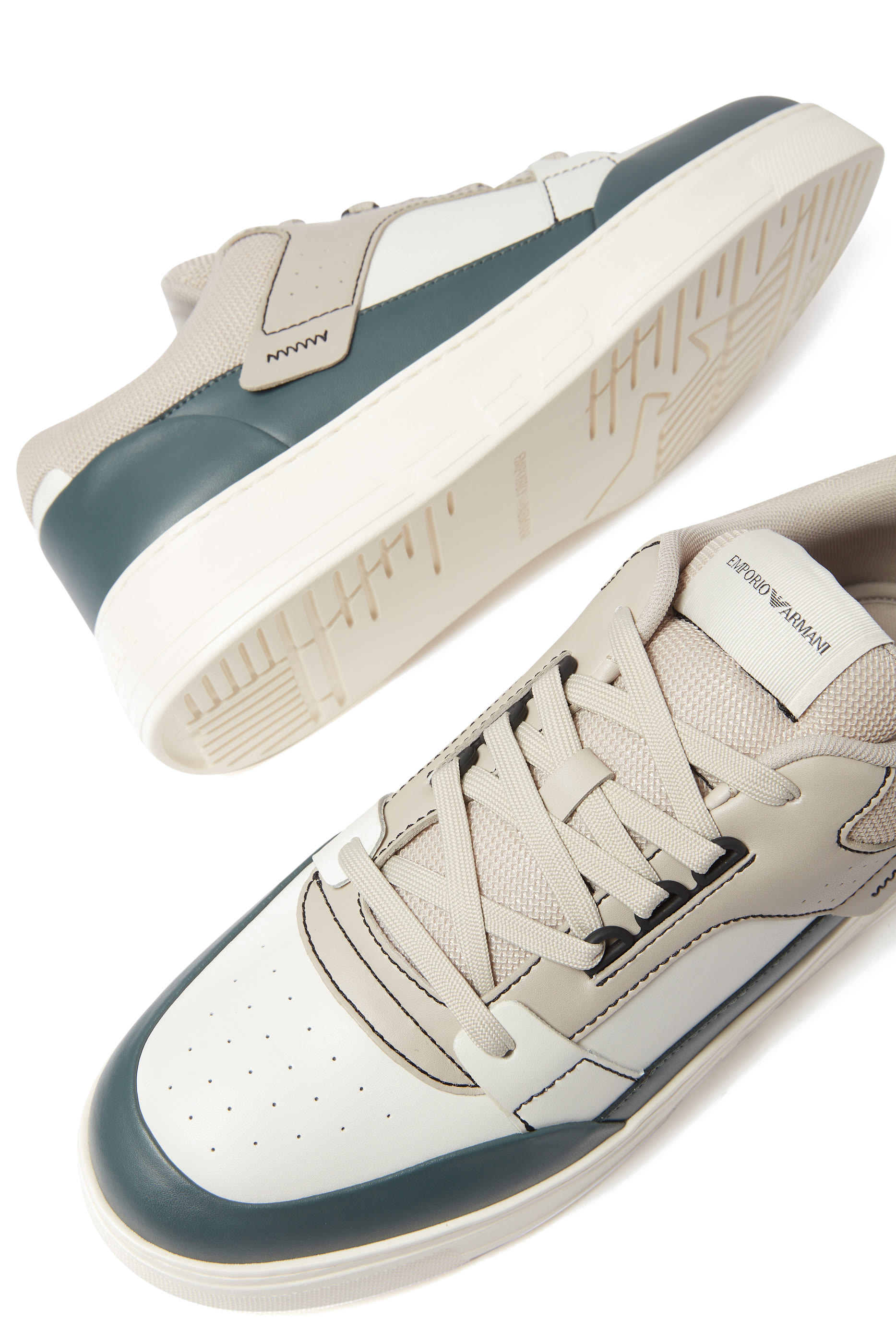 Logo Leather Sneakers