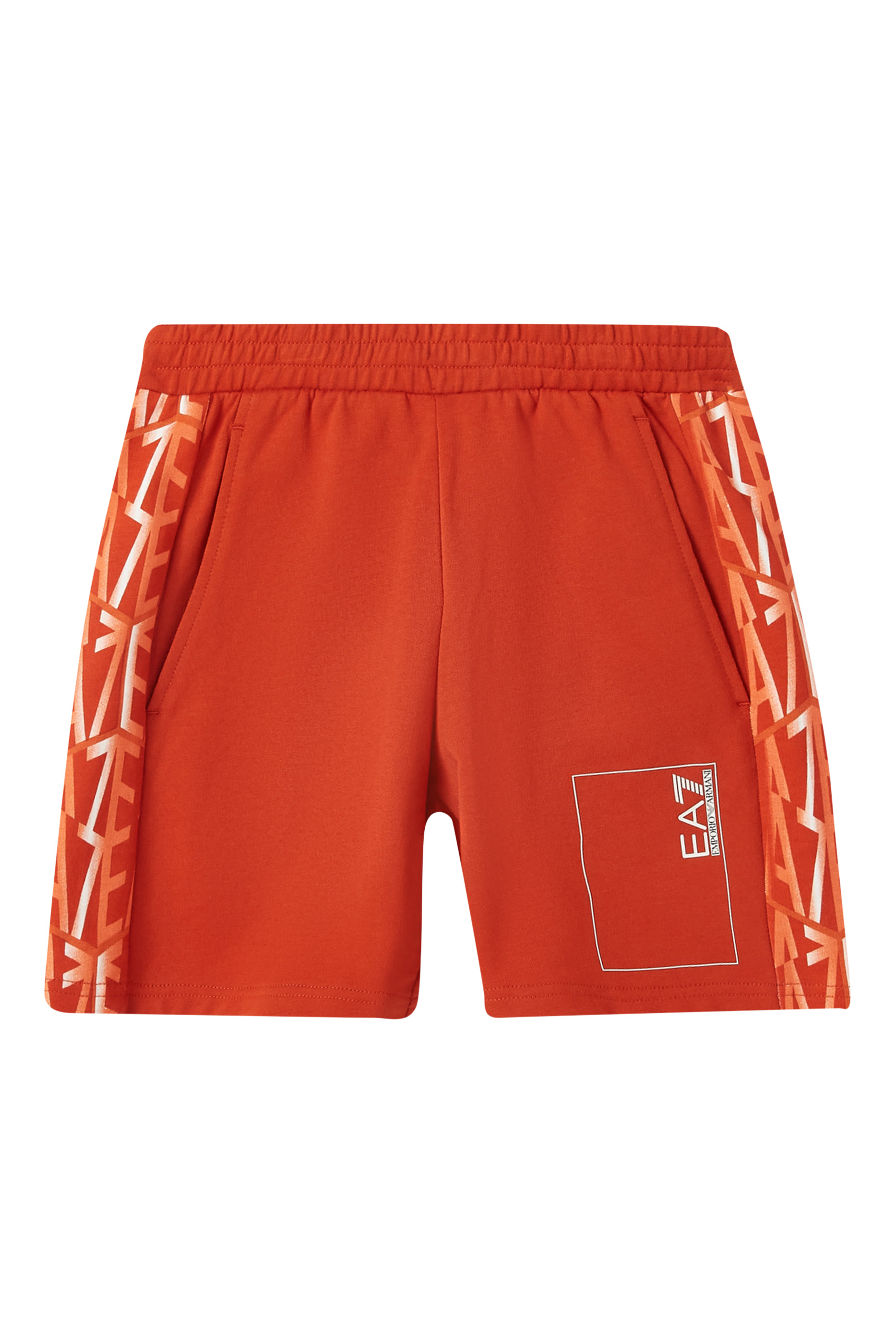 Kids EA7 Graphic Shorts