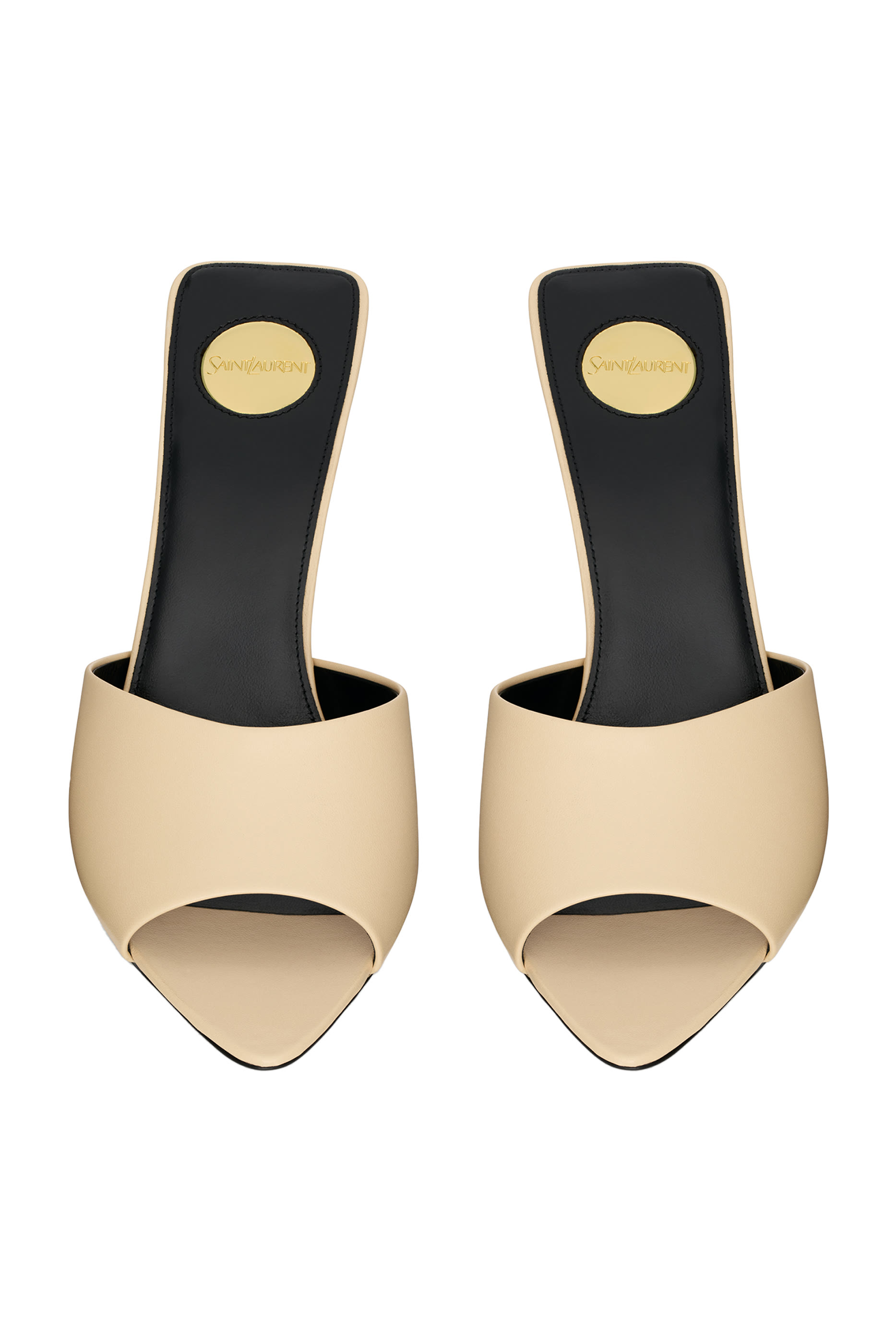 Romy 90 Smooth Leather Mules