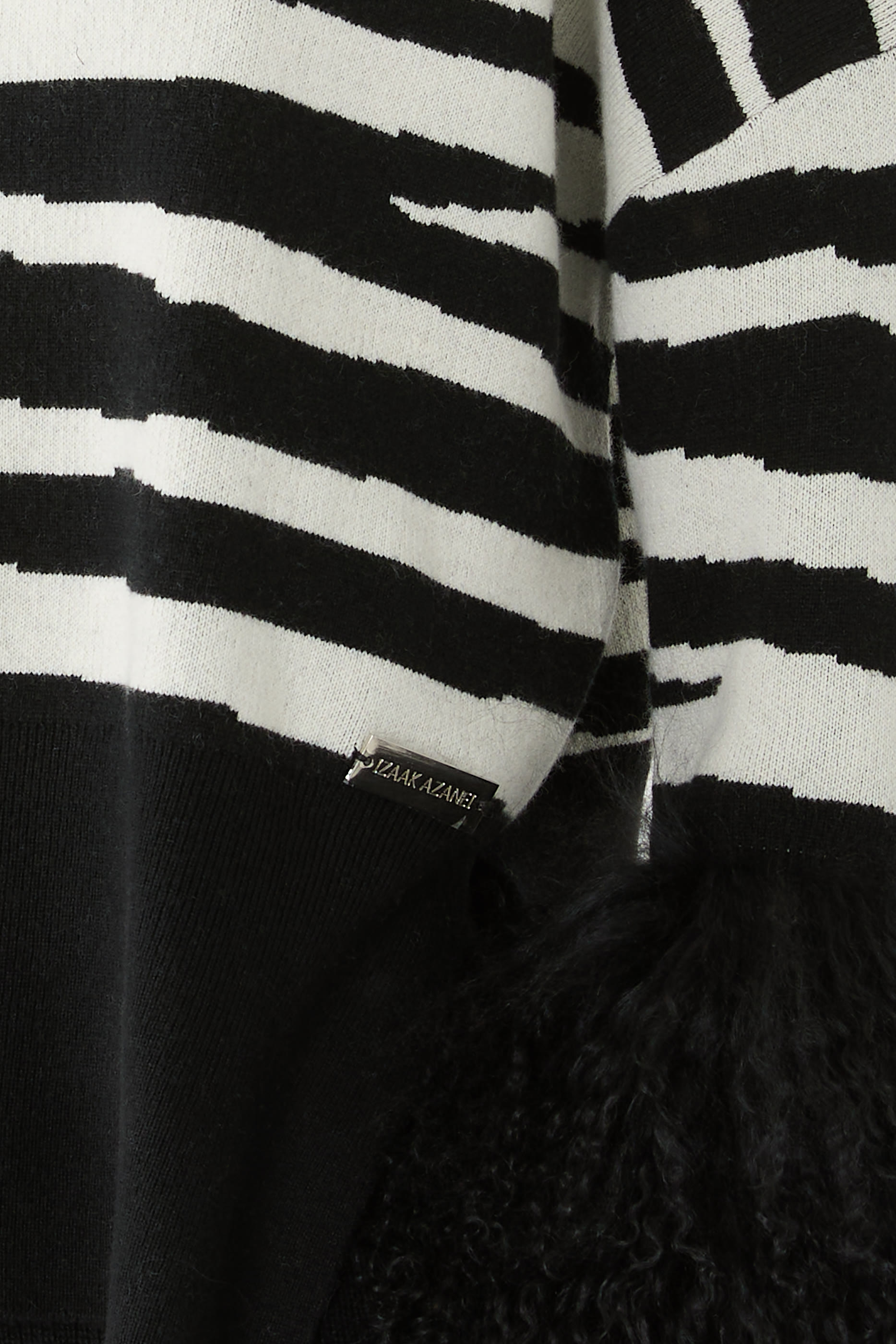 The Shearling Cuff Sweater 