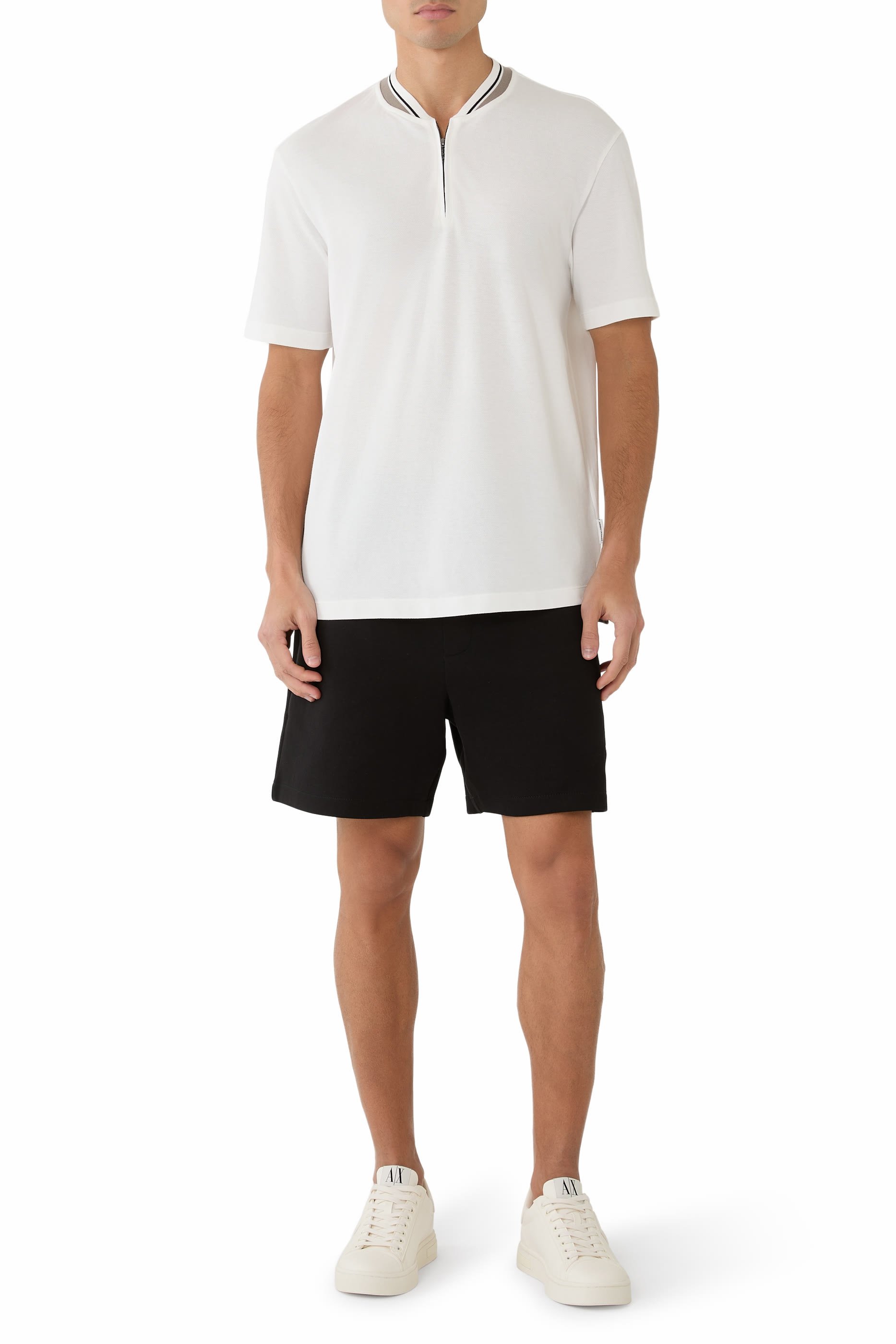 Logo Half-Zip Polo Shirt