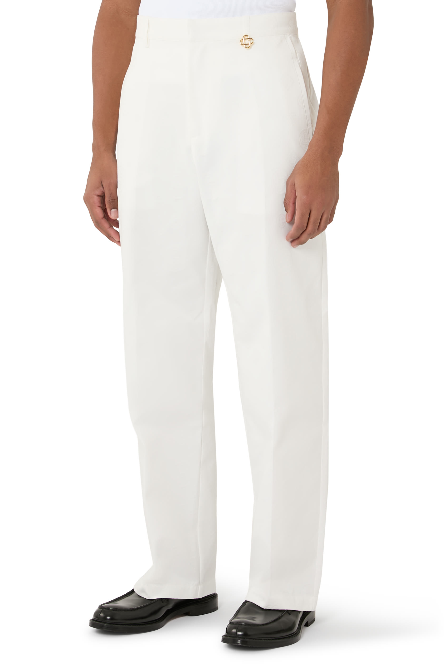 Monogram Chino Trousers
