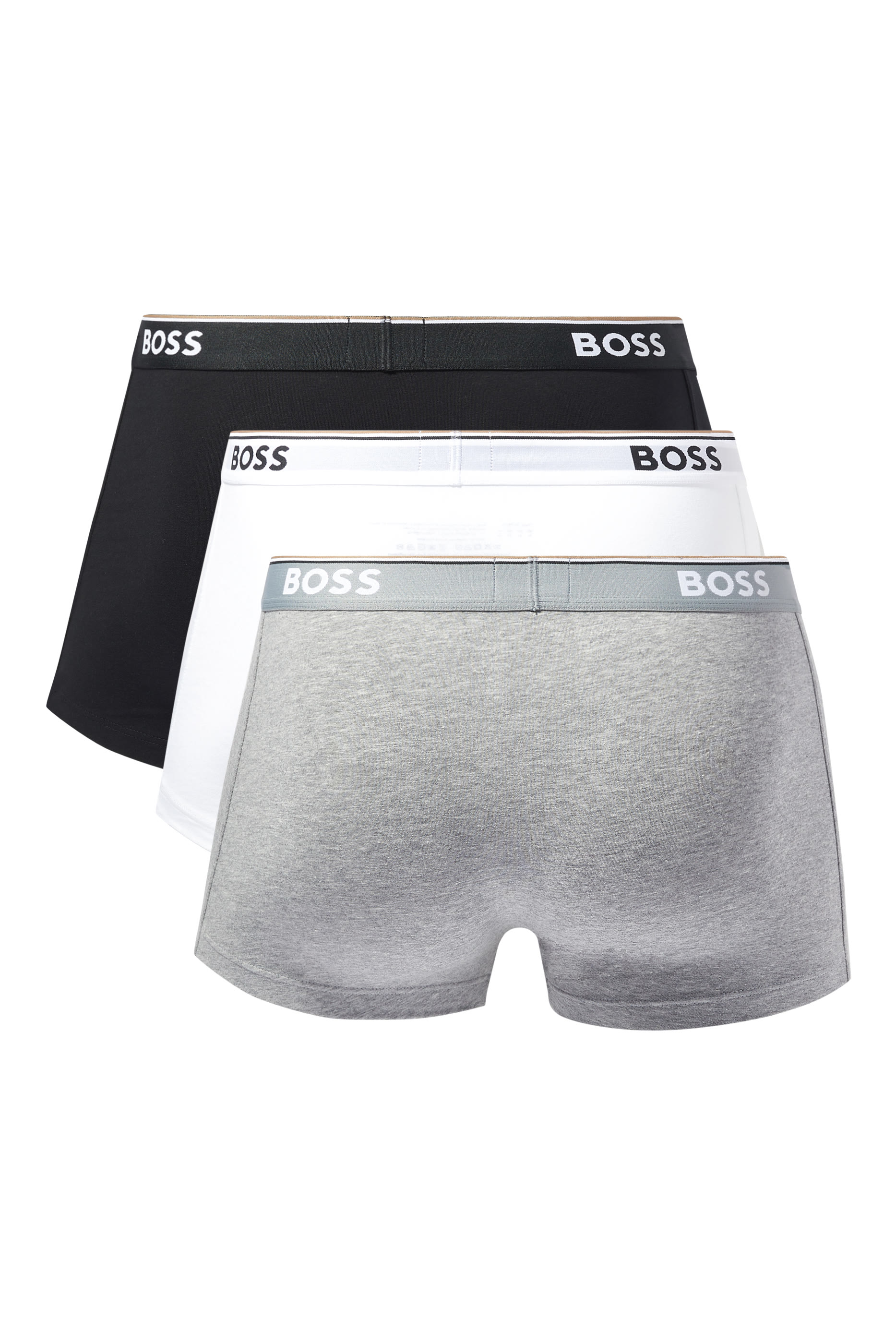 Logo Cotton Trunks, Set of 3