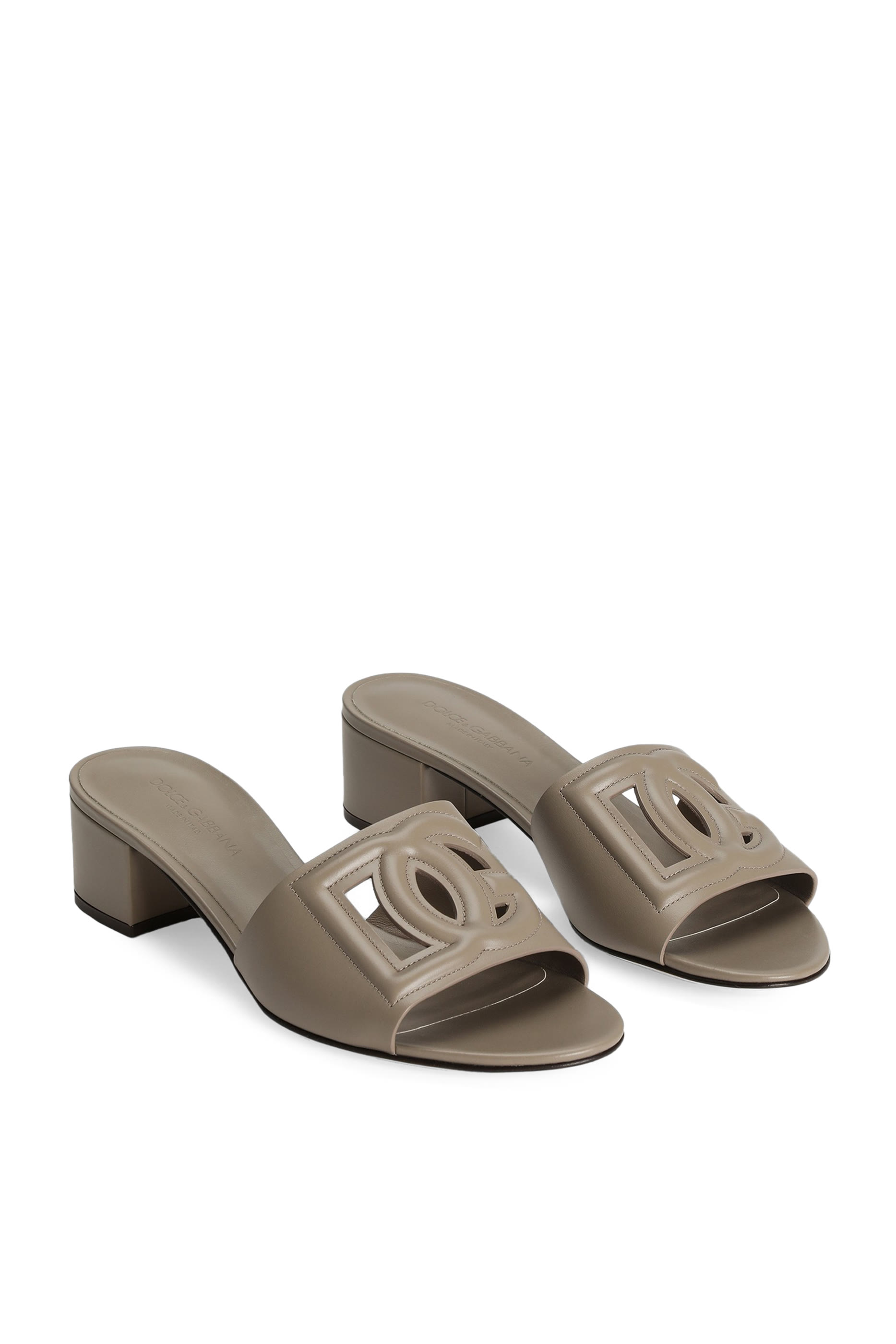 DG Logo Calfskin Mules 40
