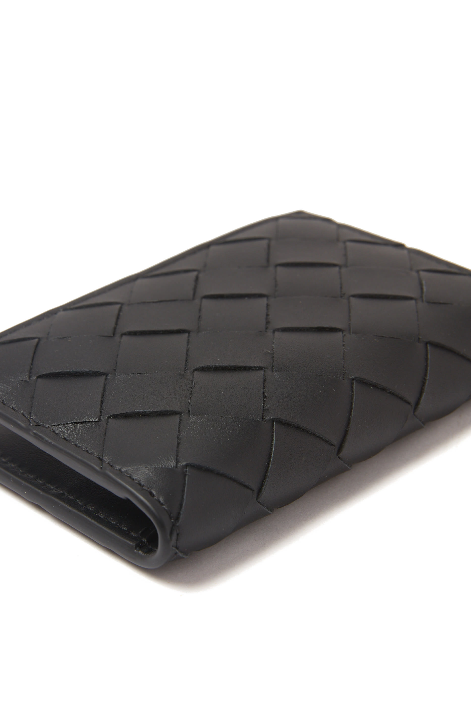 Intrecciato Flap Card Case 