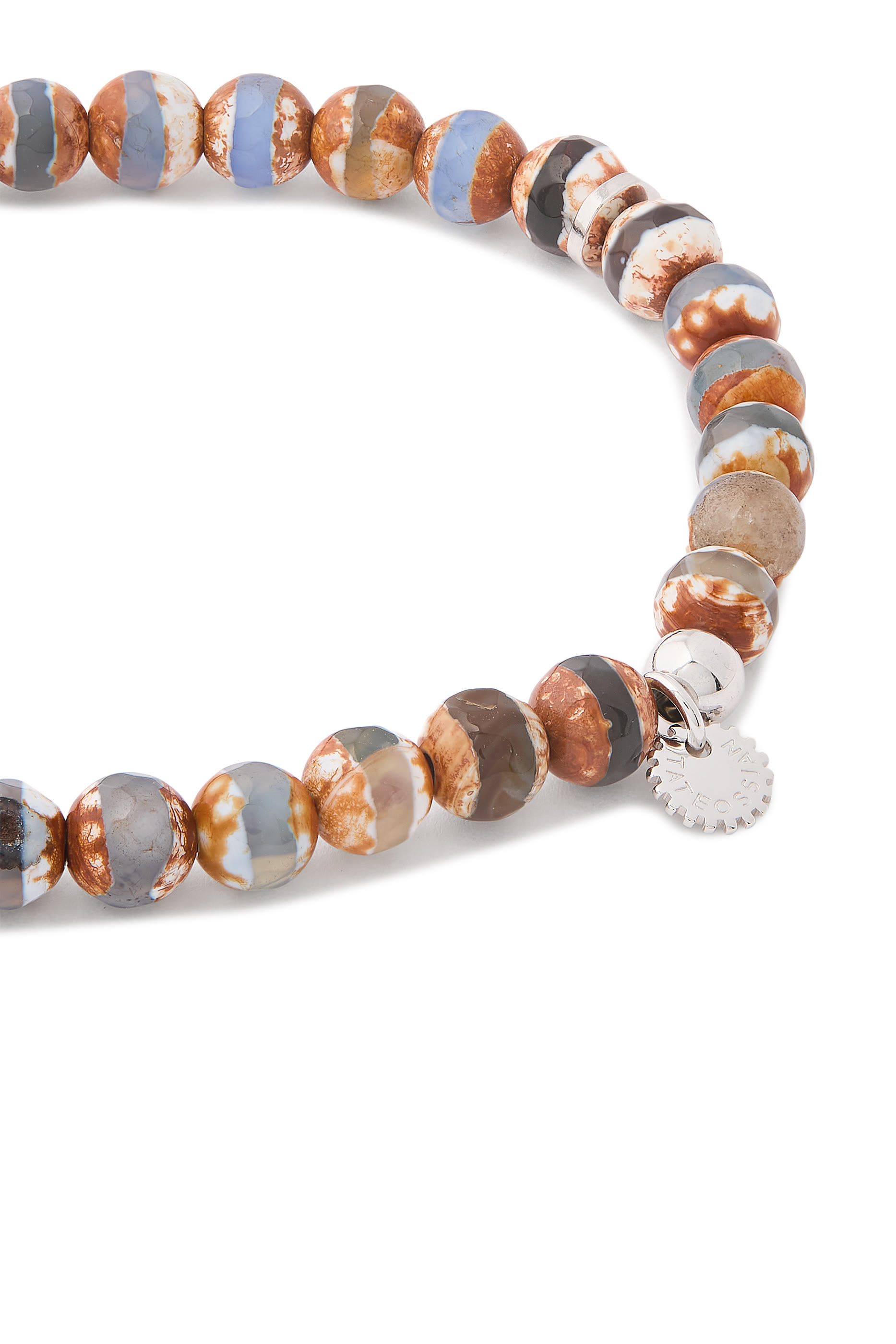Stonehenge Graffiato Bracelet, Sterling Silver & Agate