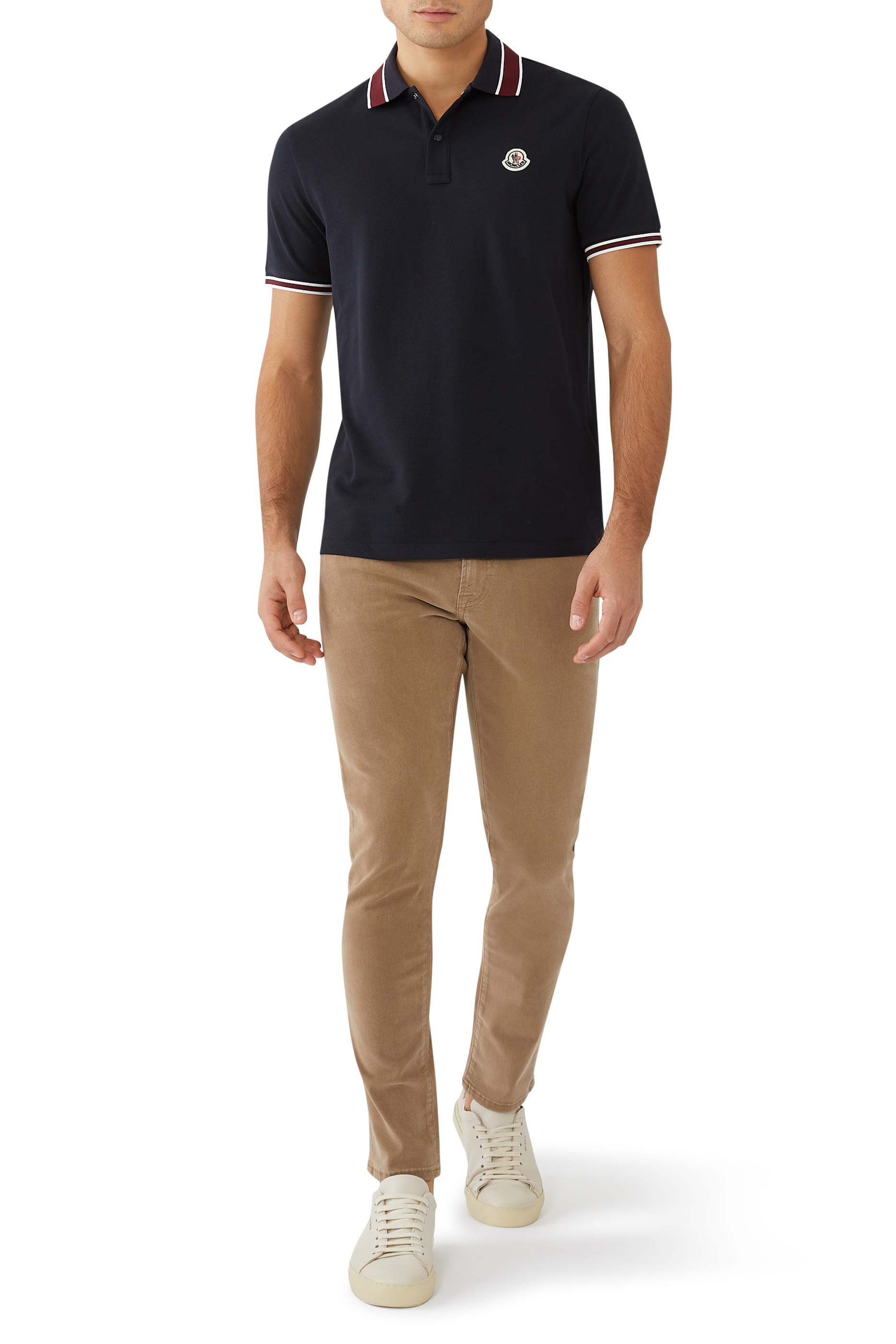 Logo Patch Polo Shirt