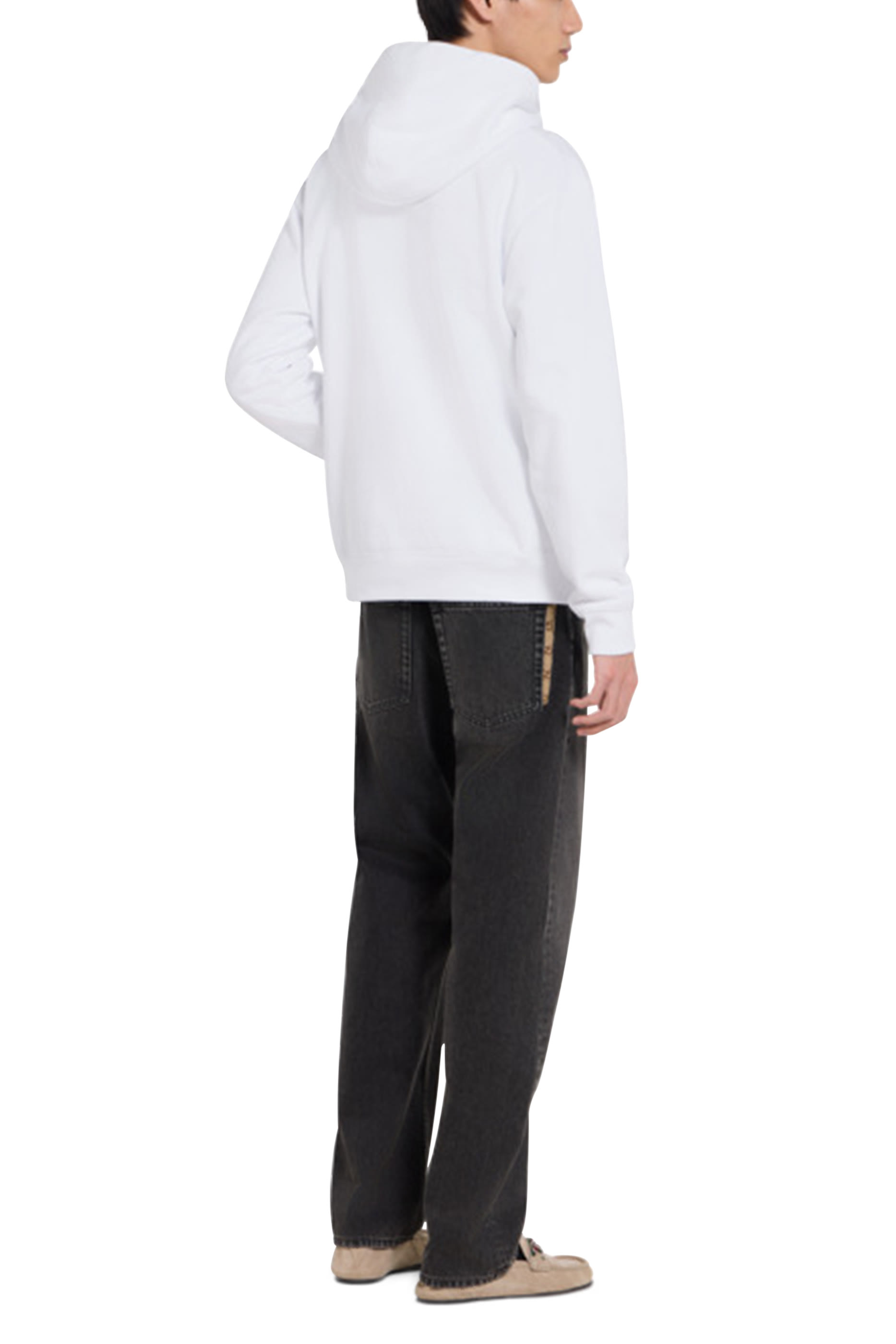 Cotton Jersey Sweatshirt with Print