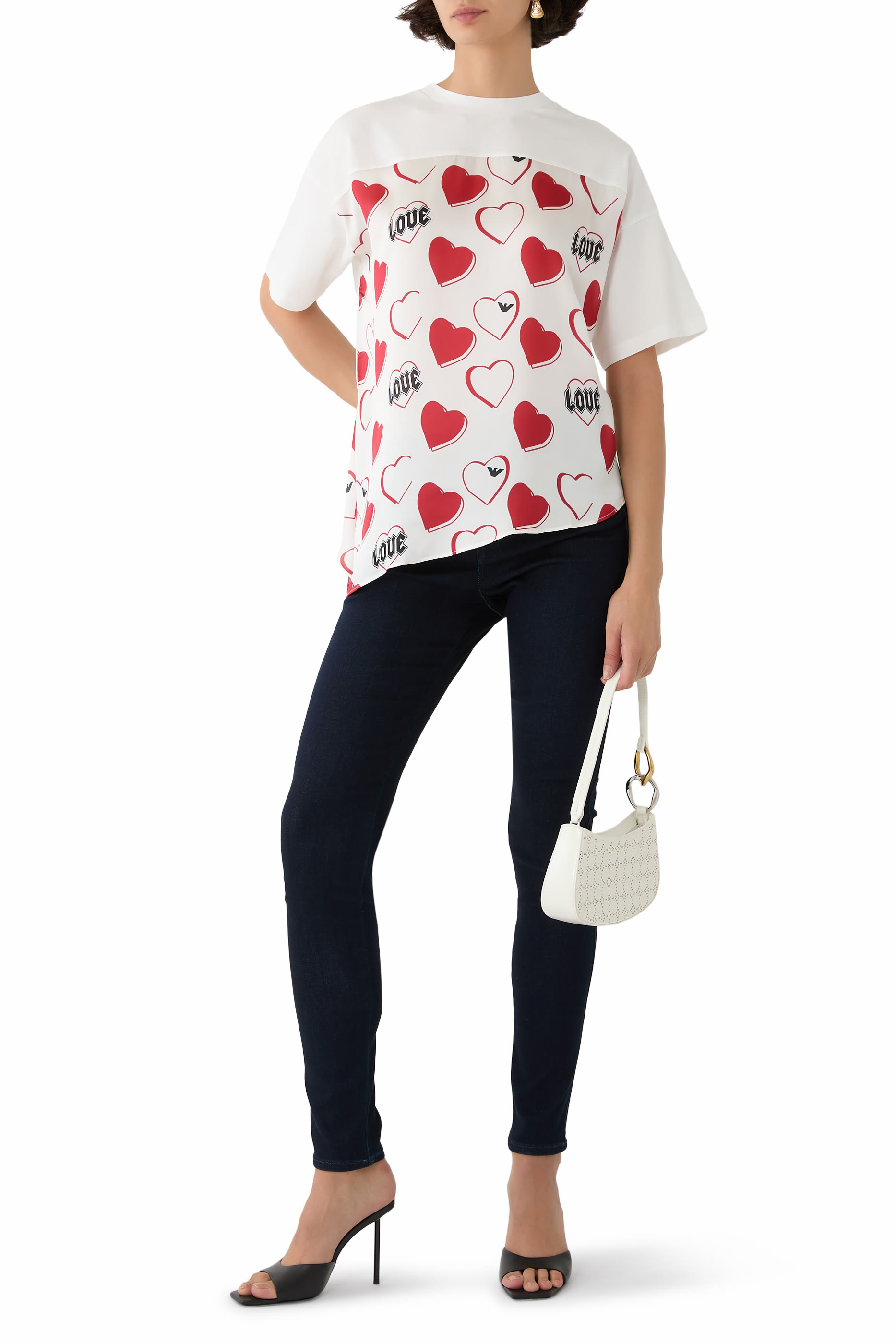 ASV Valentine&rsquo;s Day Capsule Collection Jersey T-Shirt with Satin Insert
