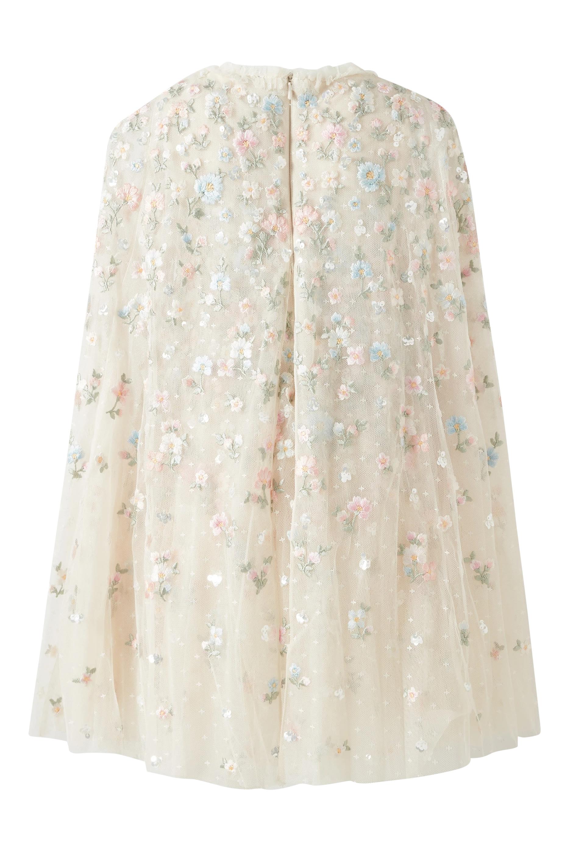 Kids Ethereal Blooms Cape Dress