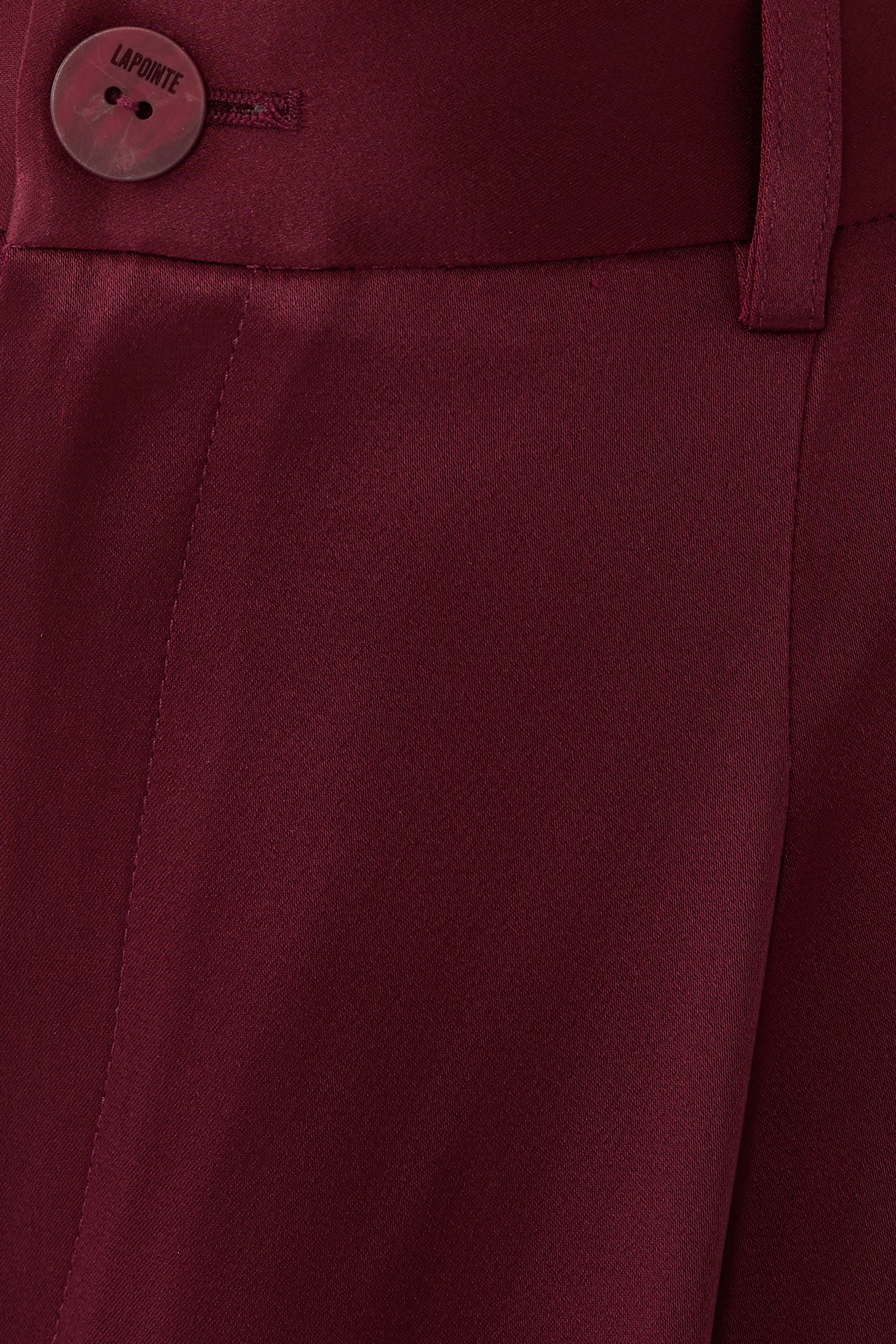 Satin Relaxed Pleated Pants 